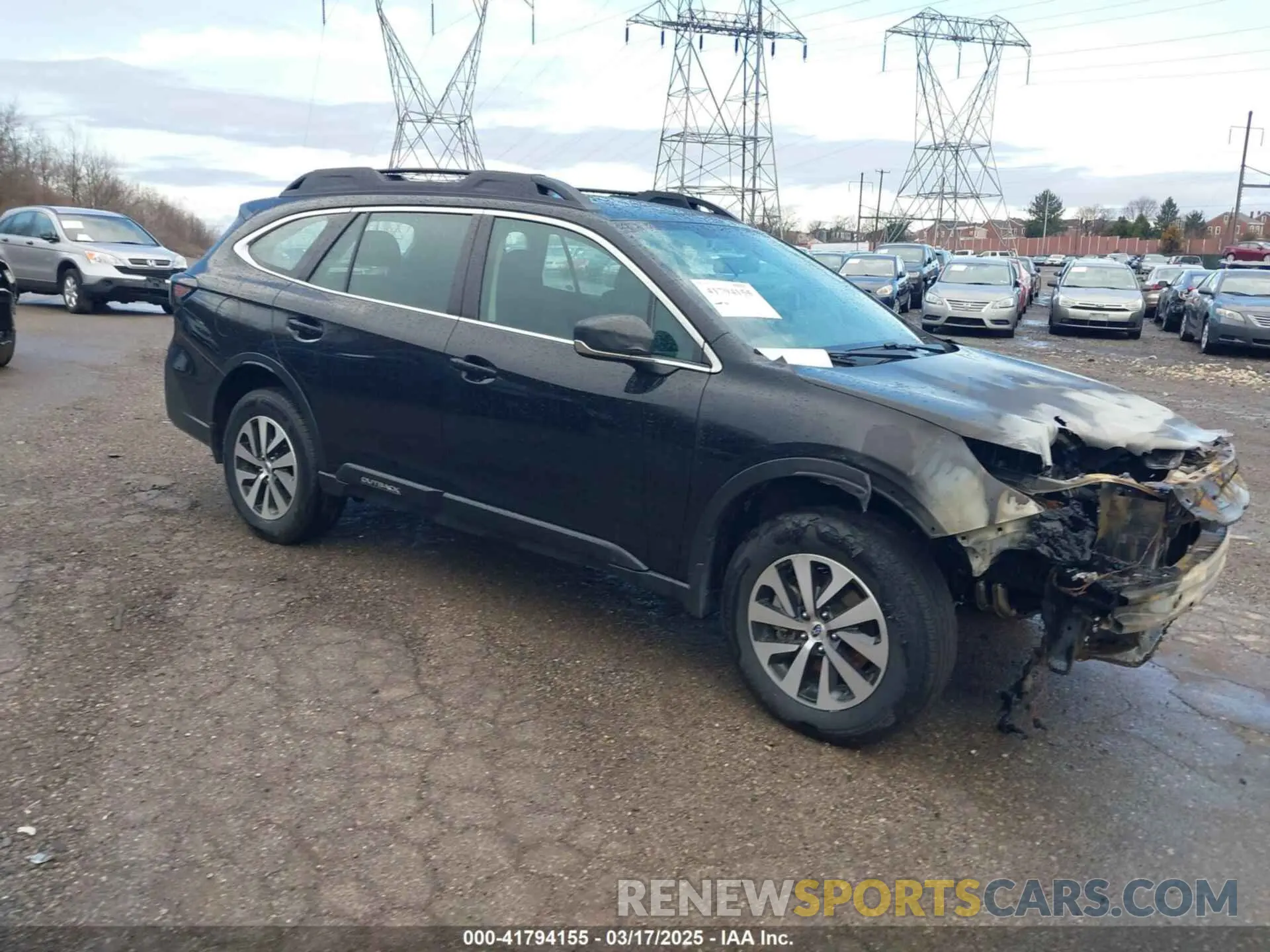 1 Photograph of a damaged car 4S4BTAAC5N3119646 SUBARU OUTBACK 2022