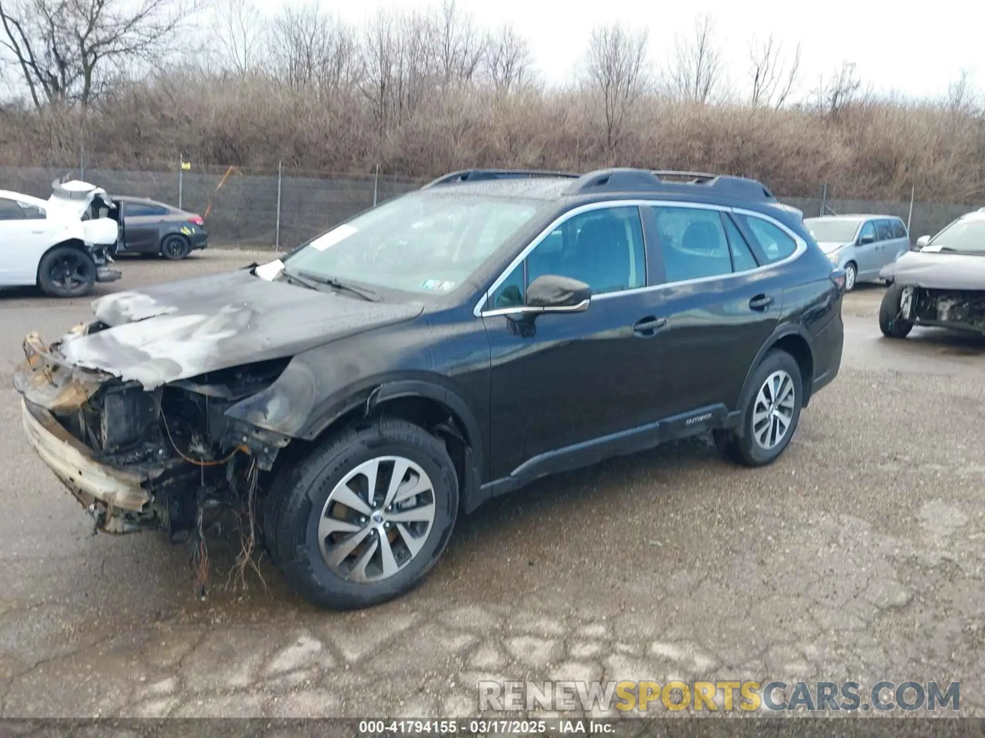 2 Photograph of a damaged car 4S4BTAAC5N3119646 SUBARU OUTBACK 2022