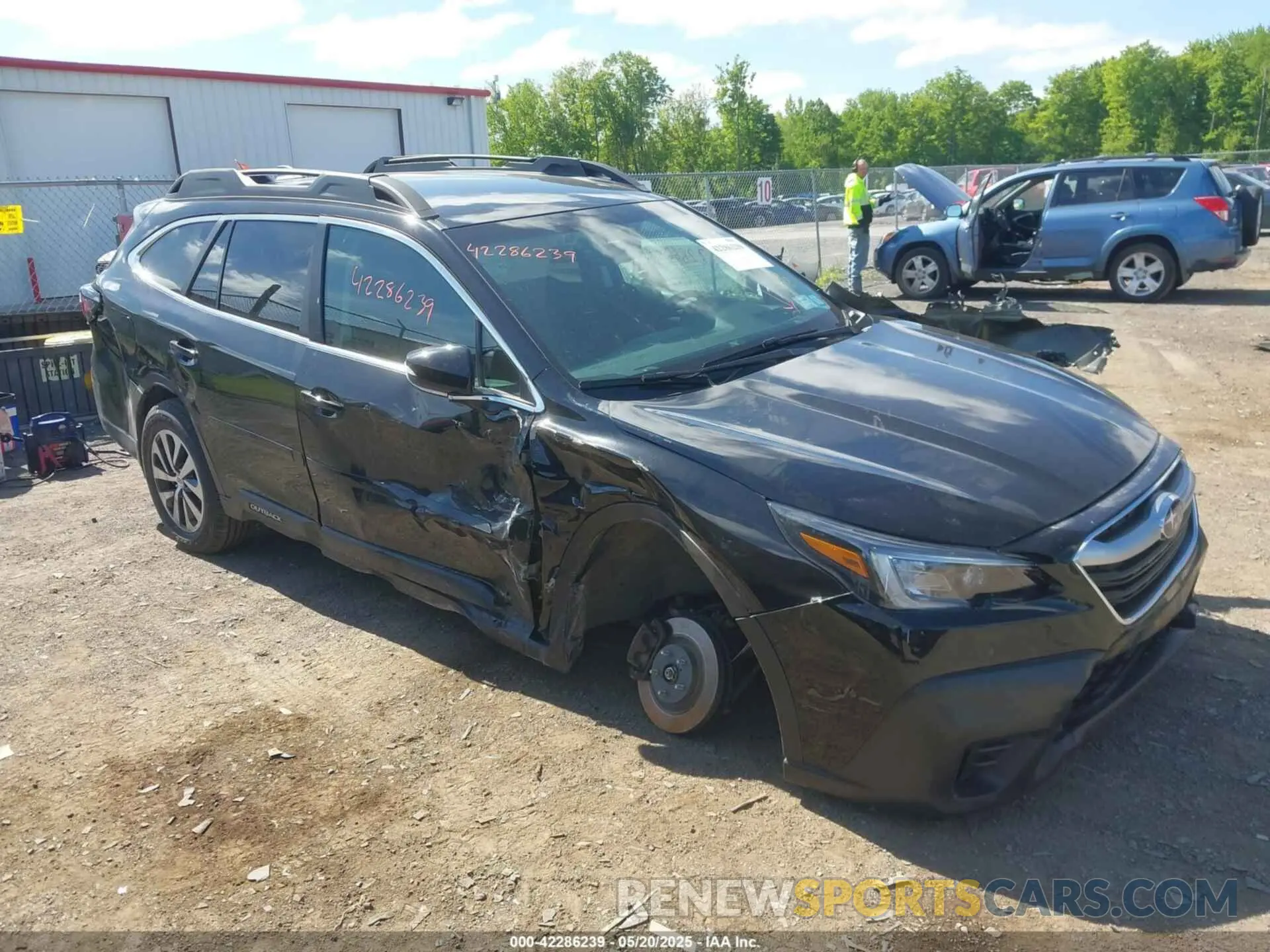 1 Photograph of a damaged car 4S4BTACC2N3259098 SUBARU OUTBACK 2022