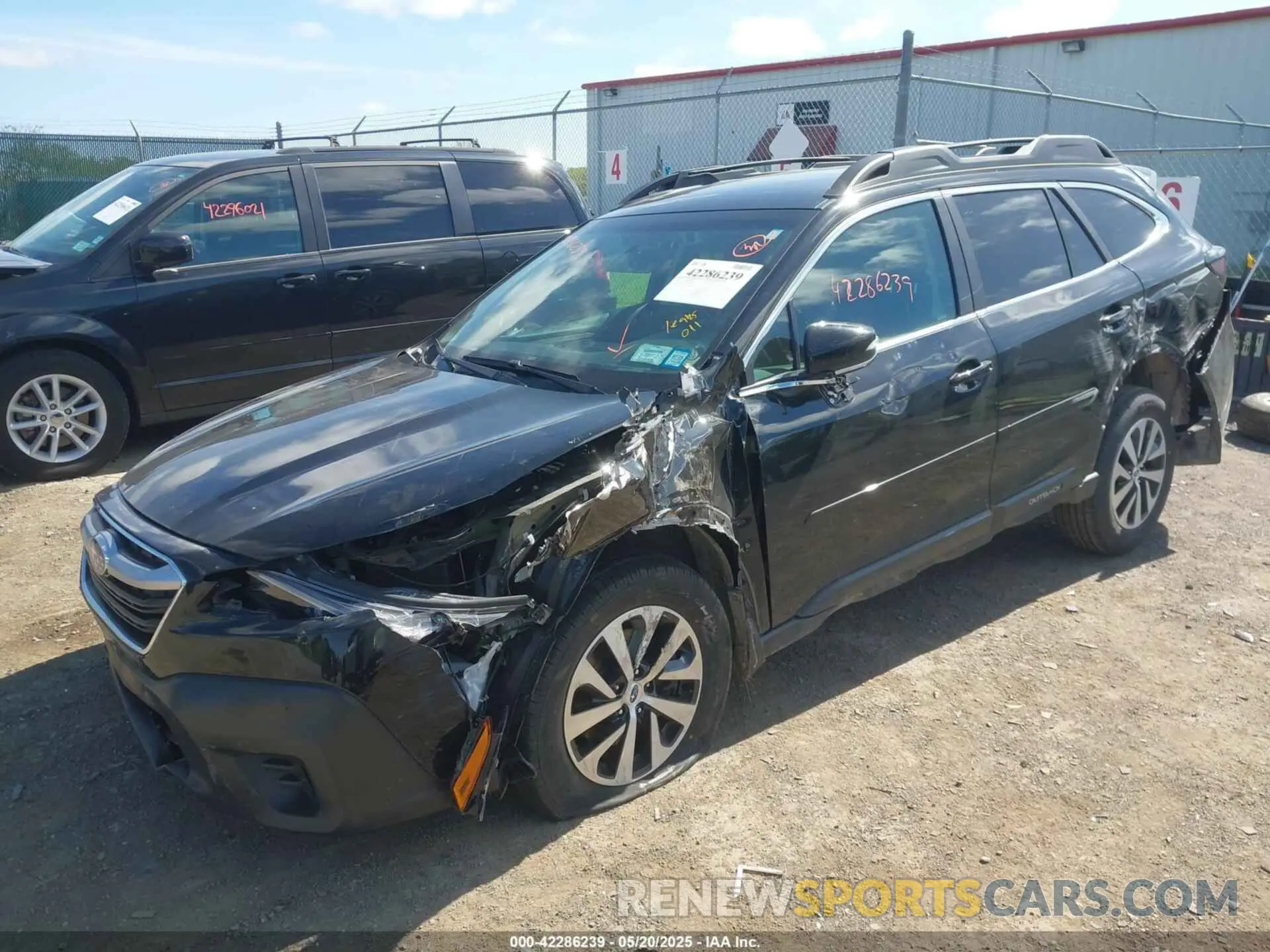 2 Photograph of a damaged car 4S4BTACC2N3259098 SUBARU OUTBACK 2022