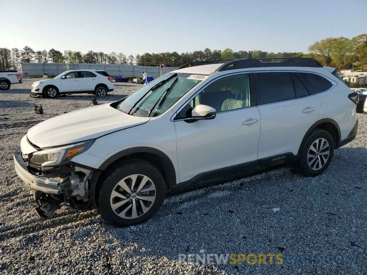 1 Photograph of a damaged car 4S4BTACC3N3158393 SUBARU OUTBACK 2022
