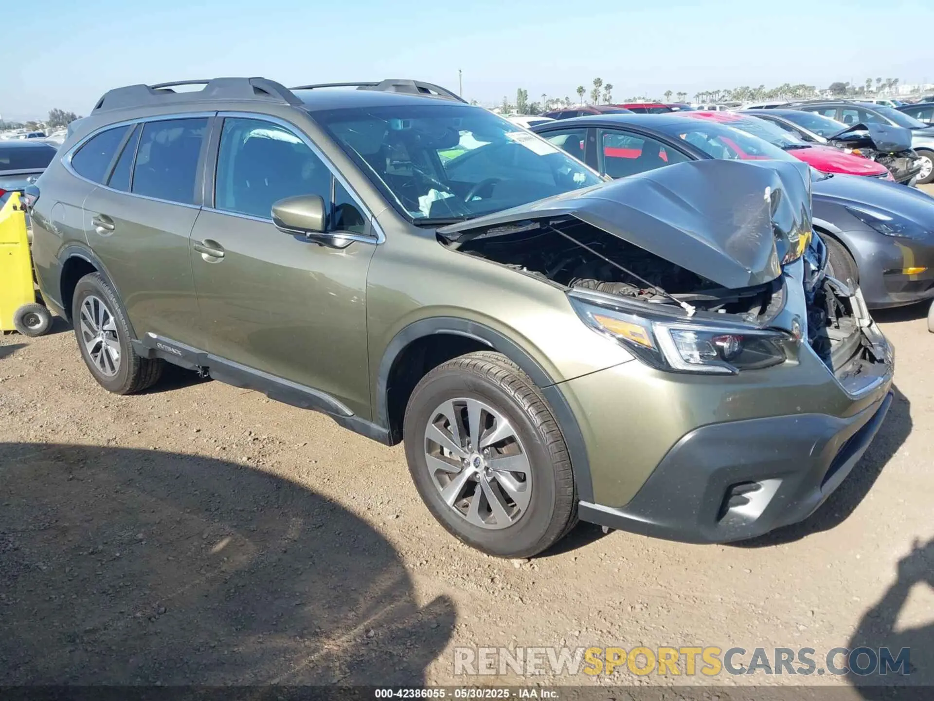 1 Photograph of a damaged car 4S4BTACC8N3197996 SUBARU OUTBACK 2022