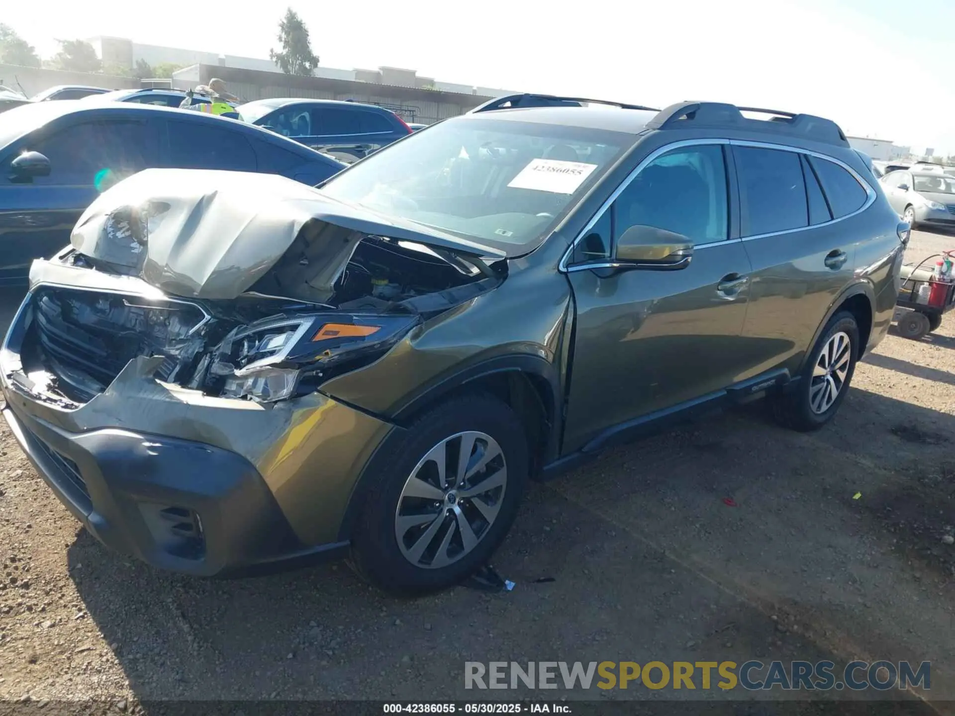 2 Photograph of a damaged car 4S4BTACC8N3197996 SUBARU OUTBACK 2022