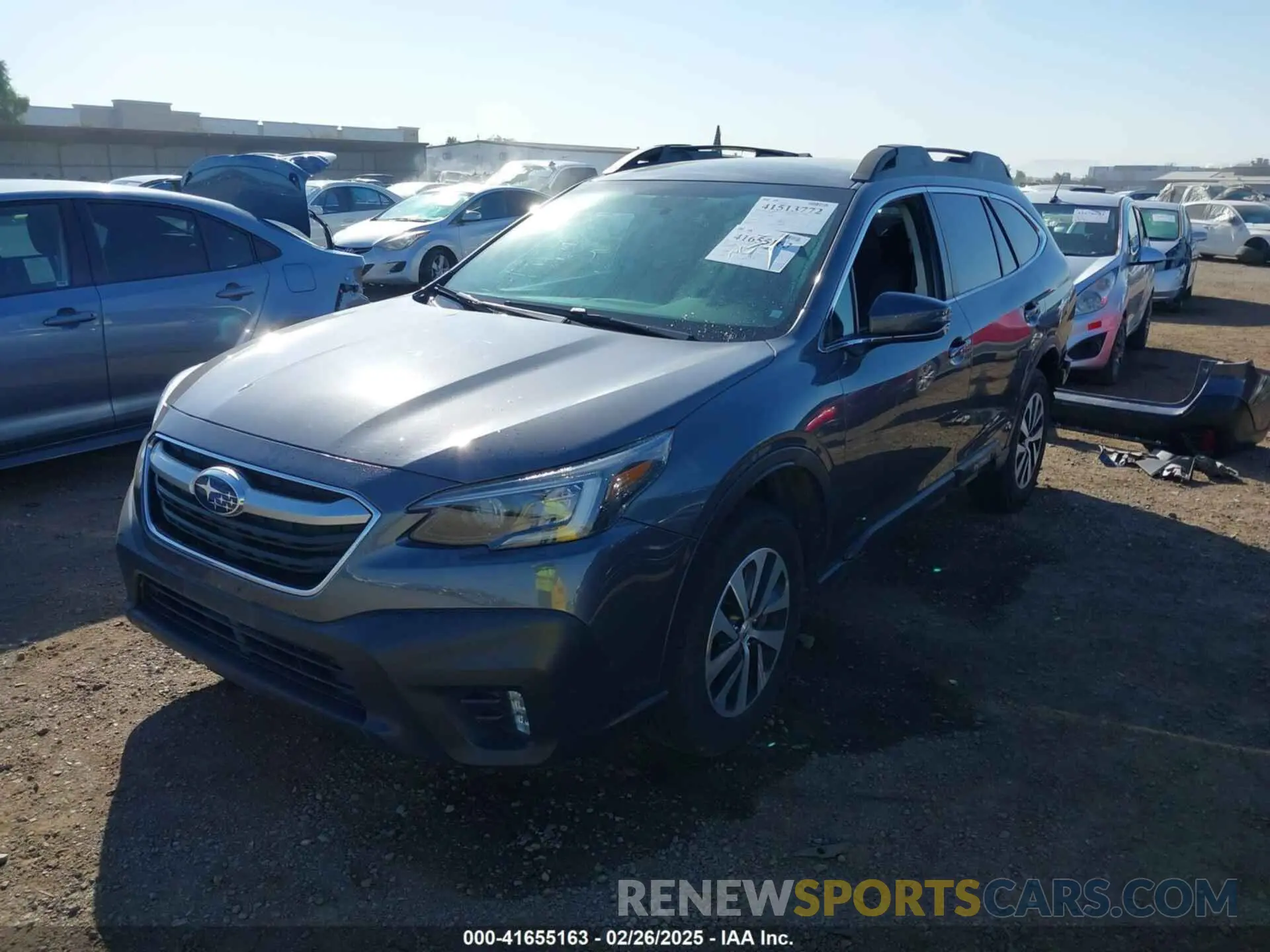 2 Photograph of a damaged car 4S4BTACC9N3250320 SUBARU OUTBACK 2022