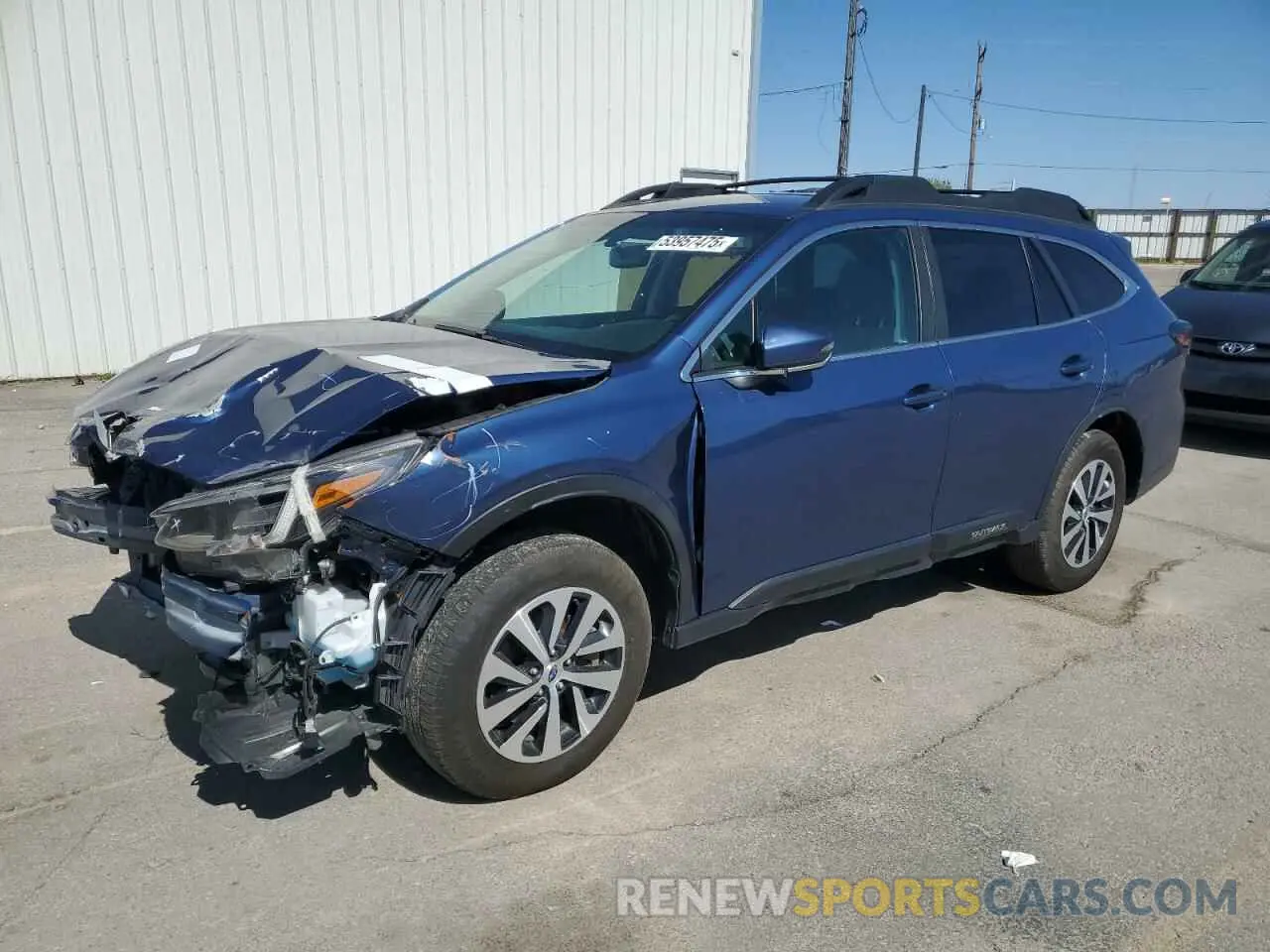 1 Photograph of a damaged car 4S4BTACCXN3156351 SUBARU OUTBACK 2022