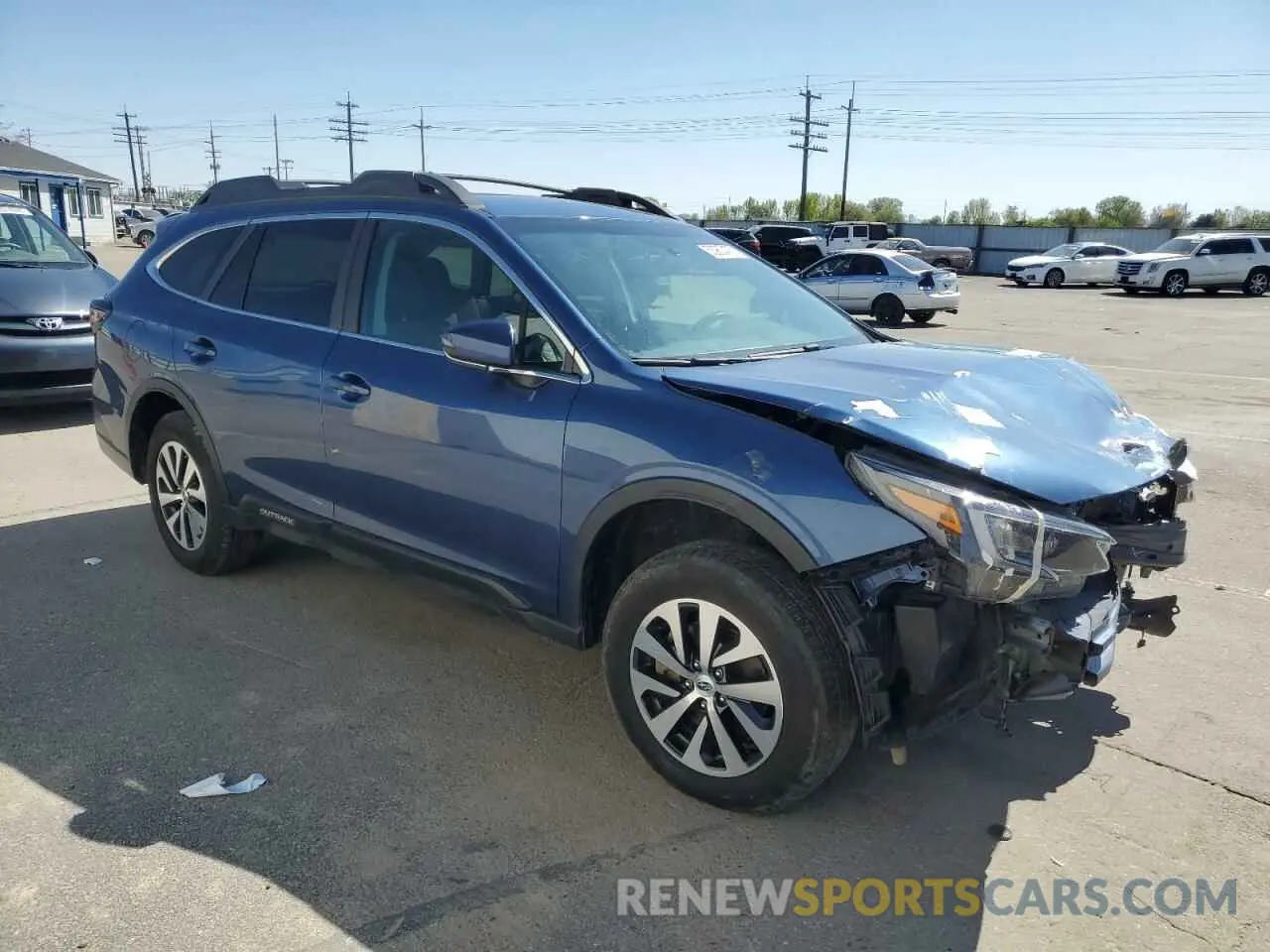 4 Photograph of a damaged car 4S4BTACCXN3156351 SUBARU OUTBACK 2022