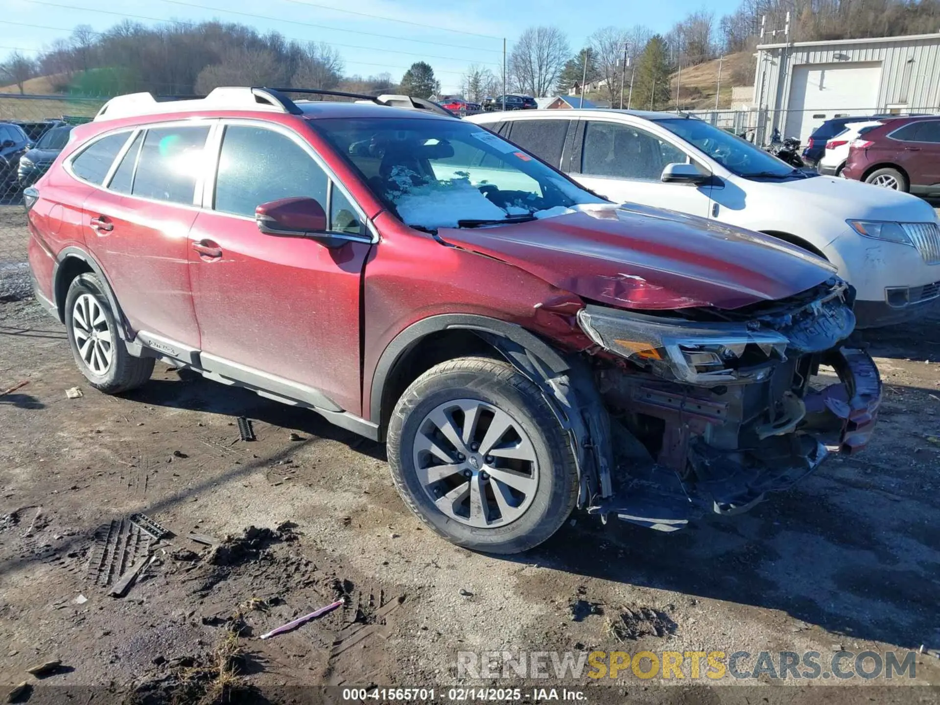 1 Photograph of a damaged car 4S4BTACCXN3172646 SUBARU OUTBACK 2022