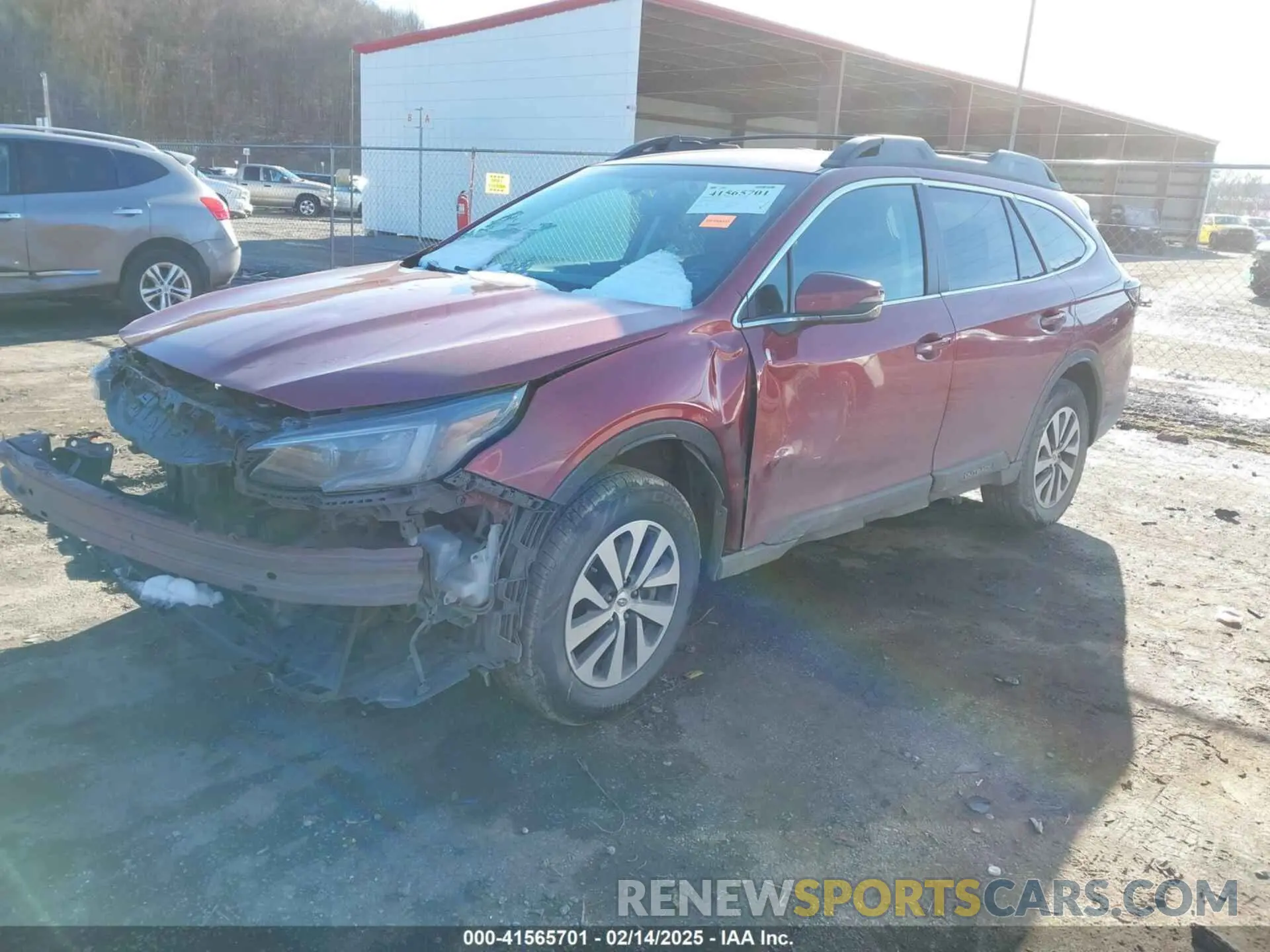 2 Photograph of a damaged car 4S4BTACCXN3172646 SUBARU OUTBACK 2022