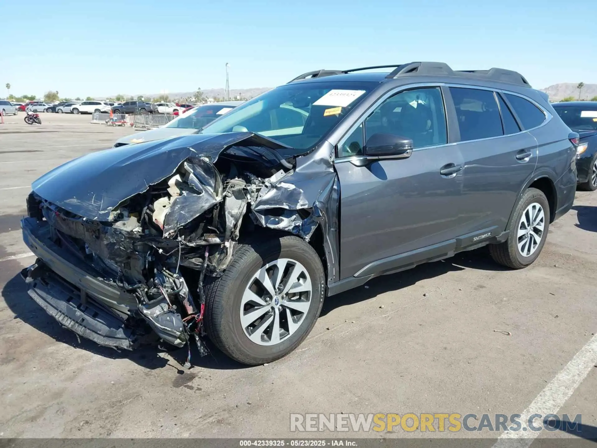 2 Photograph of a damaged car 4S4BTADC0N3110722 SUBARU OUTBACK 2022
