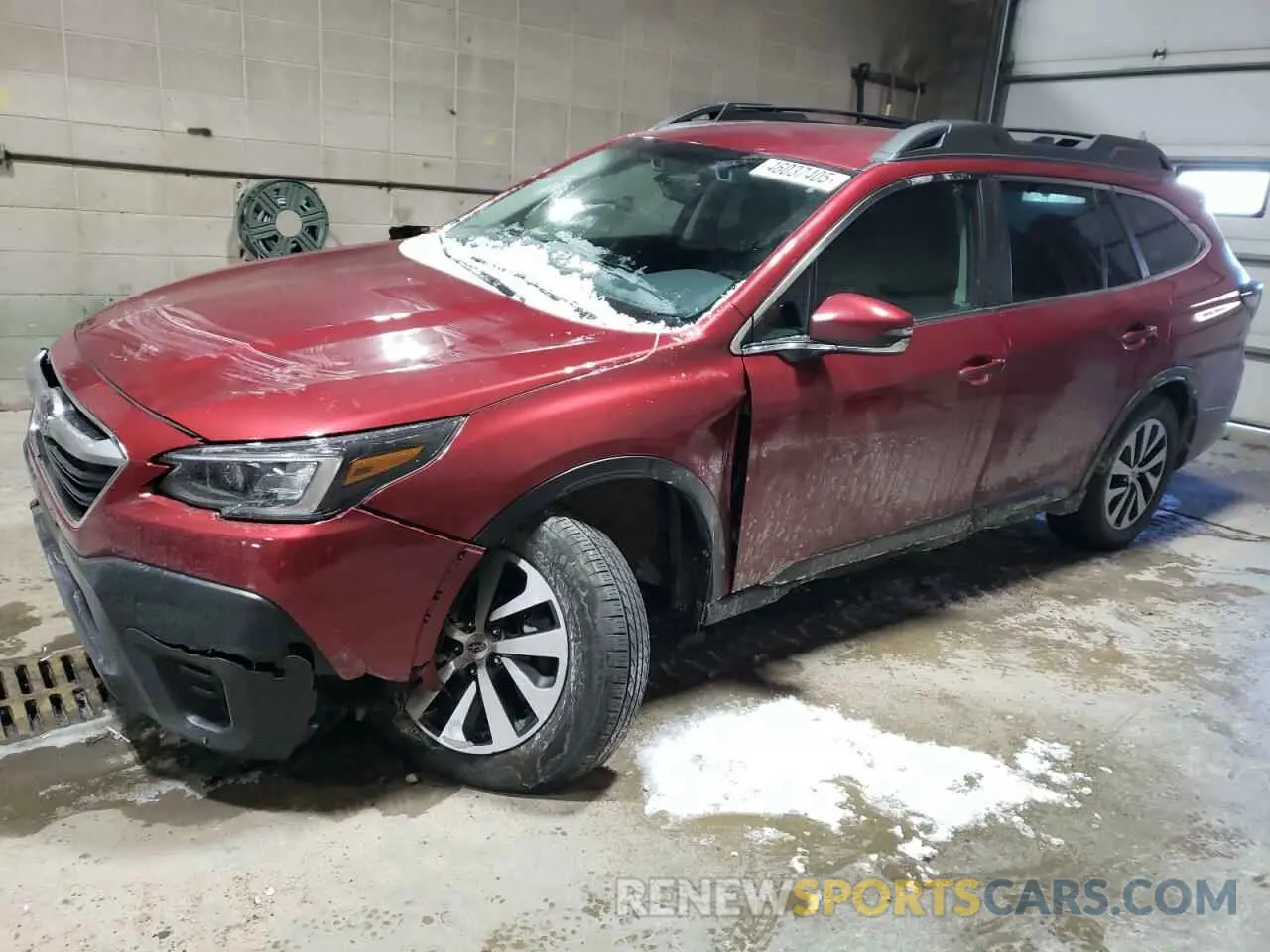 1 Photograph of a damaged car 4S4BTADC3N3248044 SUBARU OUTBACK 2022