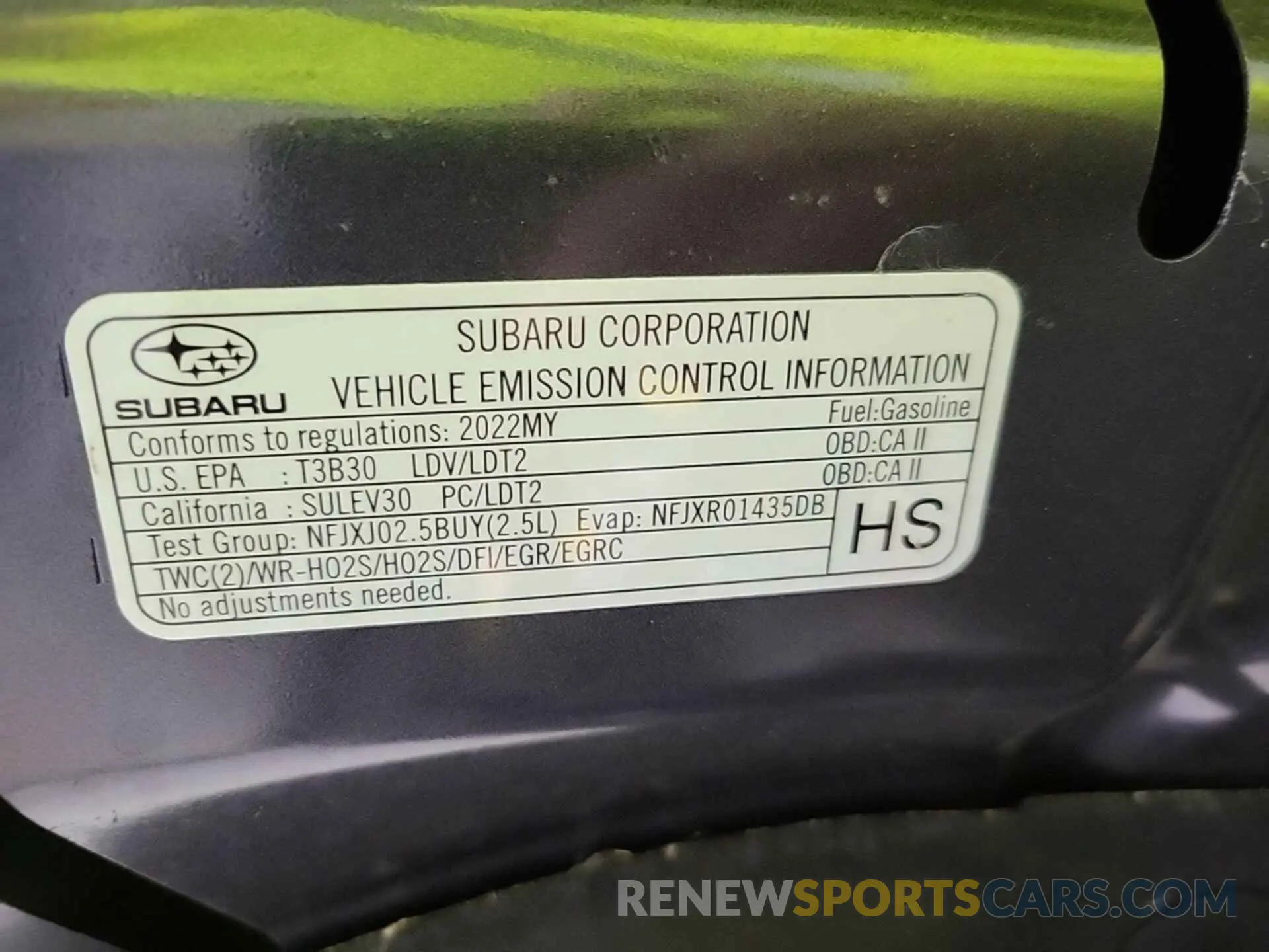 10 Photograph of a damaged car 4S4BTADC5N3263497 SUBARU OUTBACK 2022
