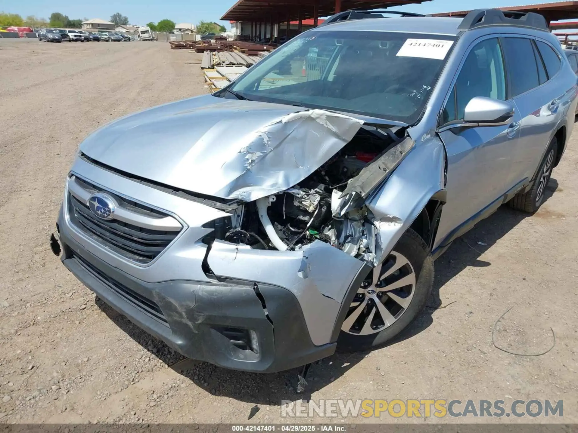 6 Photograph of a damaged car 4S4BTADC6N3201333 SUBARU OUTBACK 2022