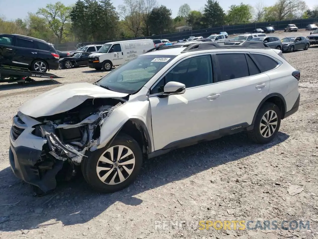 1 Photograph of a damaged car 4S4BTADC8N3101427 SUBARU OUTBACK 2022