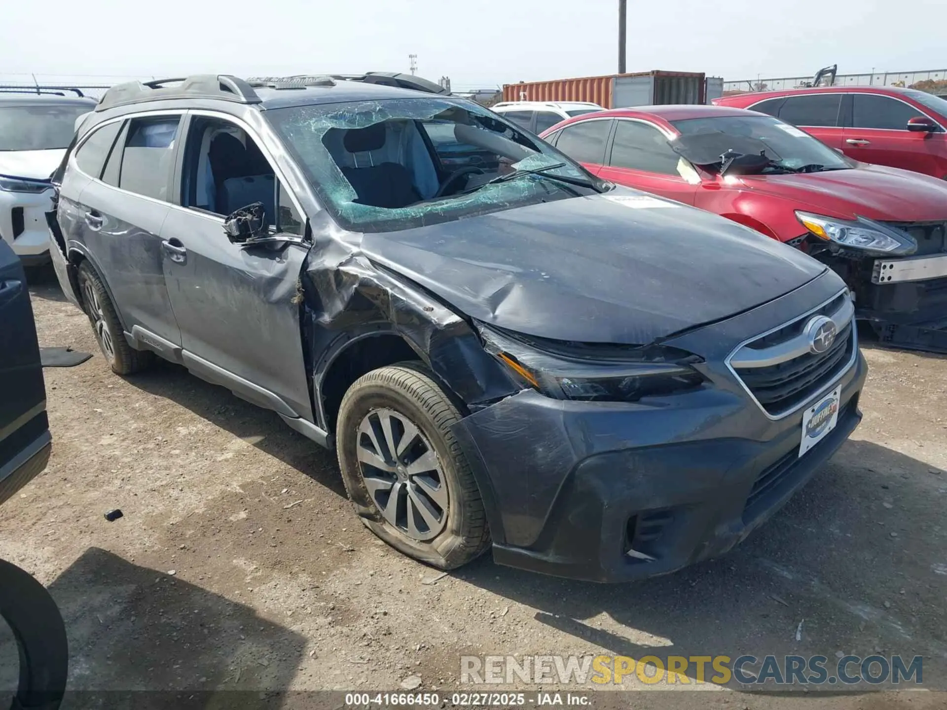 1 Photograph of a damaged car 4S4BTADC8N3235323 SUBARU OUTBACK 2022