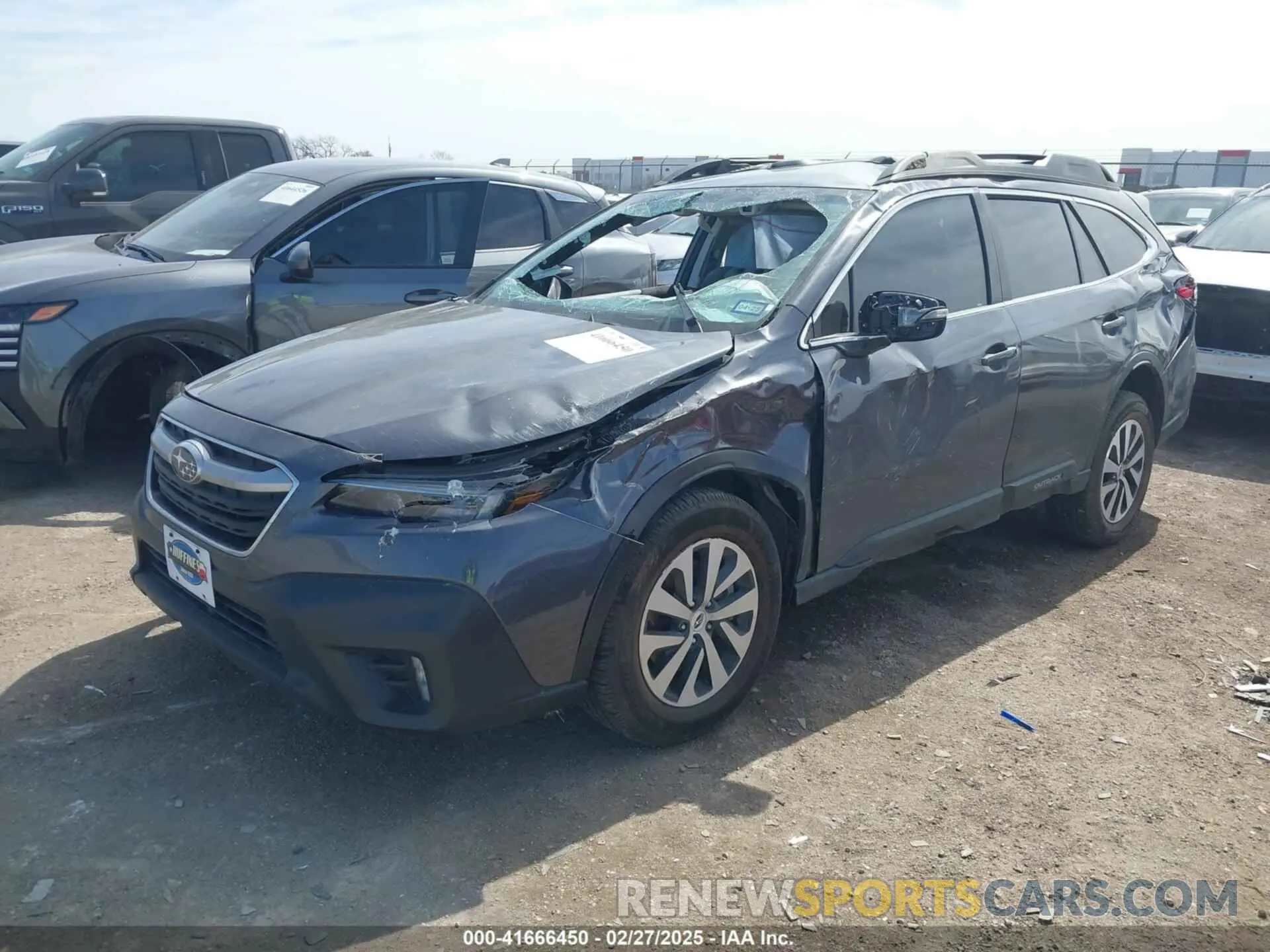 2 Photograph of a damaged car 4S4BTADC8N3235323 SUBARU OUTBACK 2022