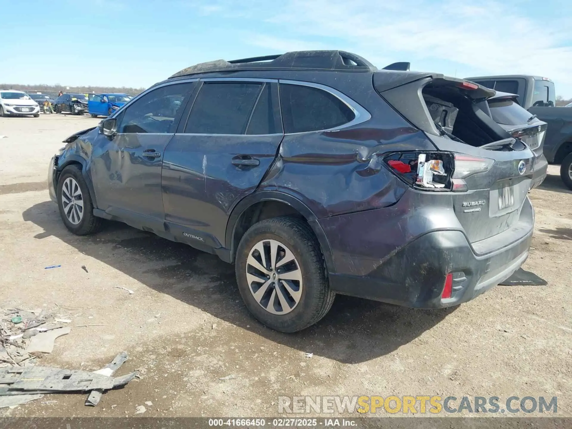 3 Photograph of a damaged car 4S4BTADC8N3235323 SUBARU OUTBACK 2022