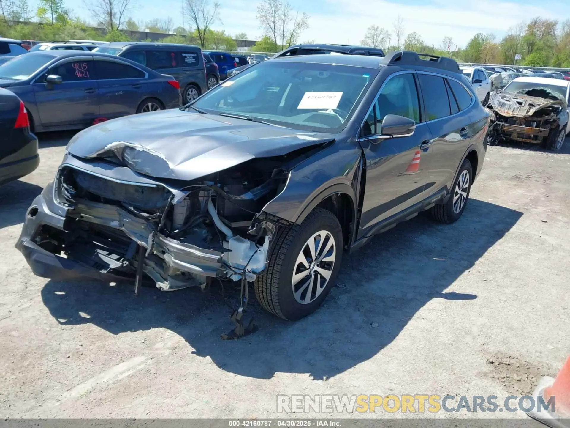 2 Photograph of a damaged car 4S4BTADC9N3235928 SUBARU OUTBACK 2022