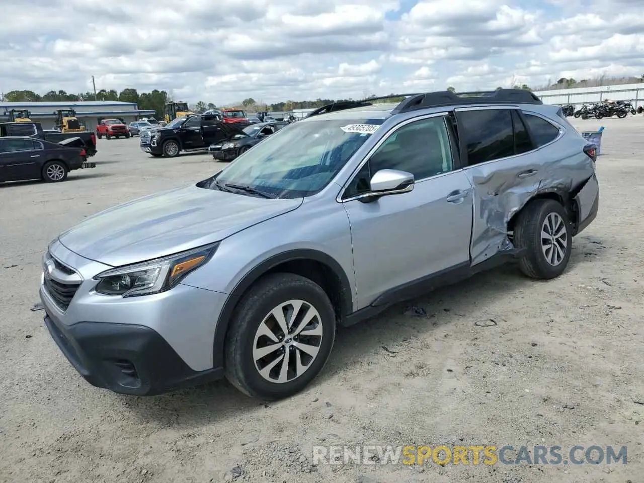 1 Photograph of a damaged car 4S4BTAFC0N3232929 SUBARU OUTBACK 2022