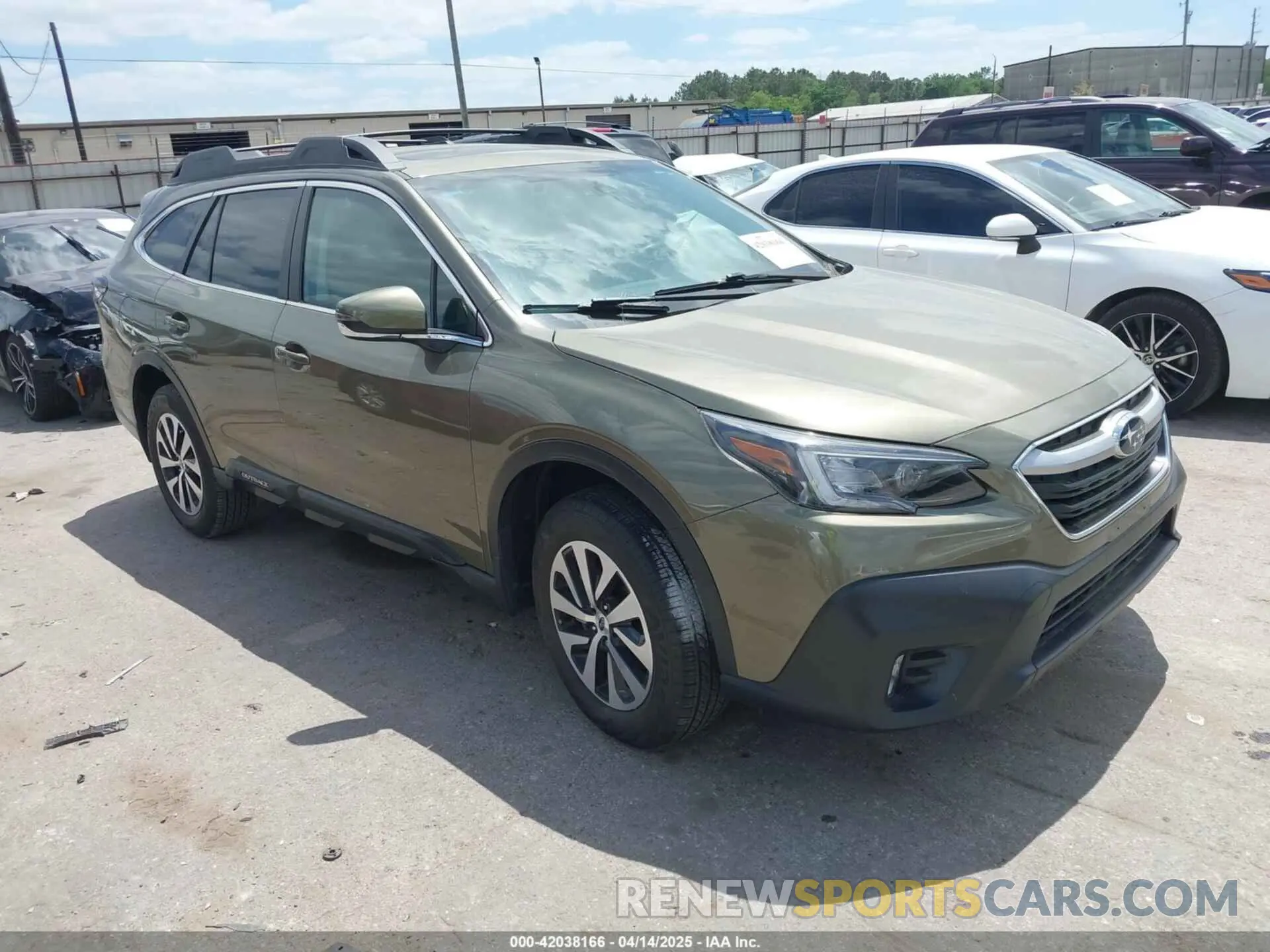 1 Photograph of a damaged car 4S4BTAFC1N3115618 SUBARU OUTBACK 2022