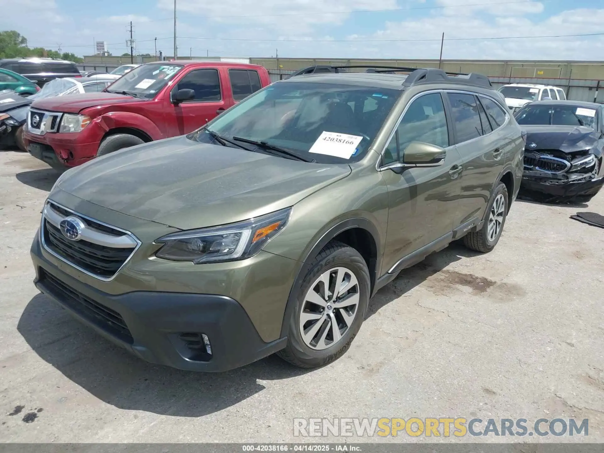 2 Photograph of a damaged car 4S4BTAFC1N3115618 SUBARU OUTBACK 2022