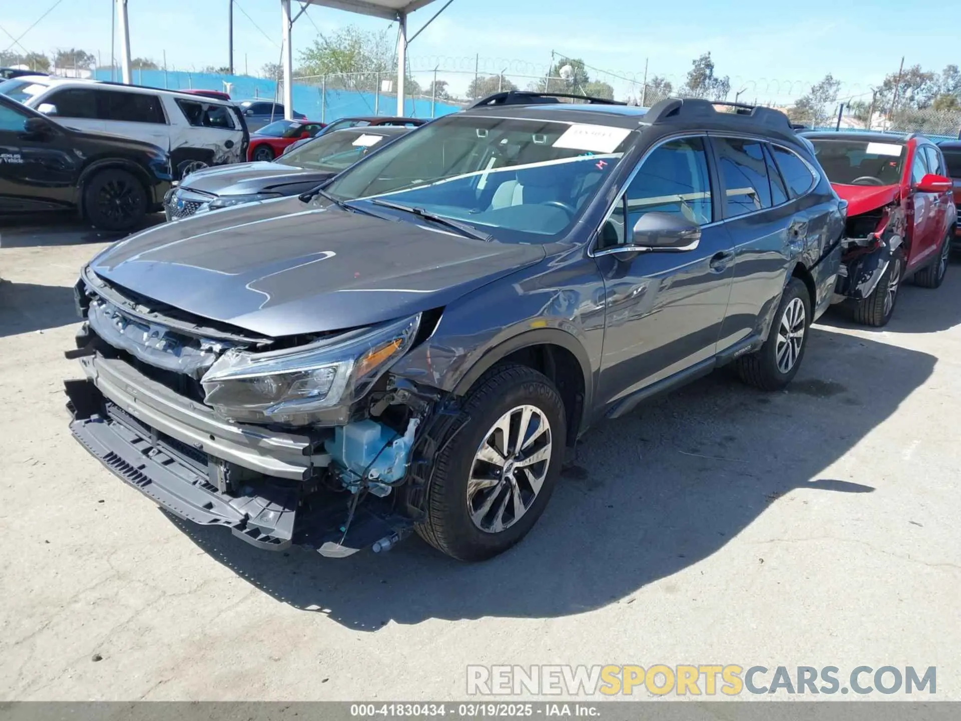 2 Photograph of a damaged car 4S4BTAFC1N3161109 SUBARU OUTBACK 2022