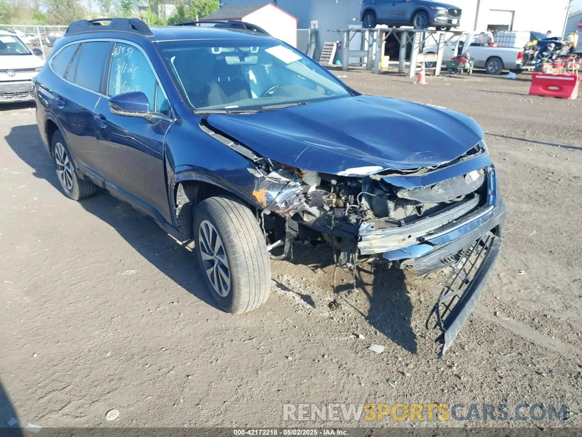1 Photograph of a damaged car 4S4BTAFC4N3175036 SUBARU OUTBACK 2022