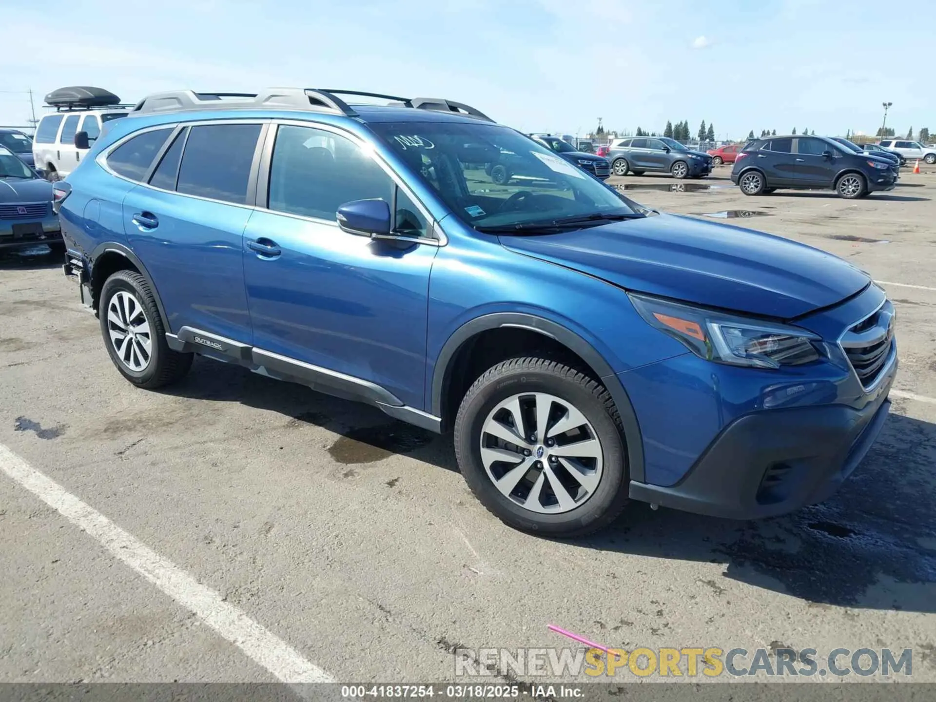 1 Photograph of a damaged car 4S4BTAFC6N3173756 SUBARU OUTBACK 2022