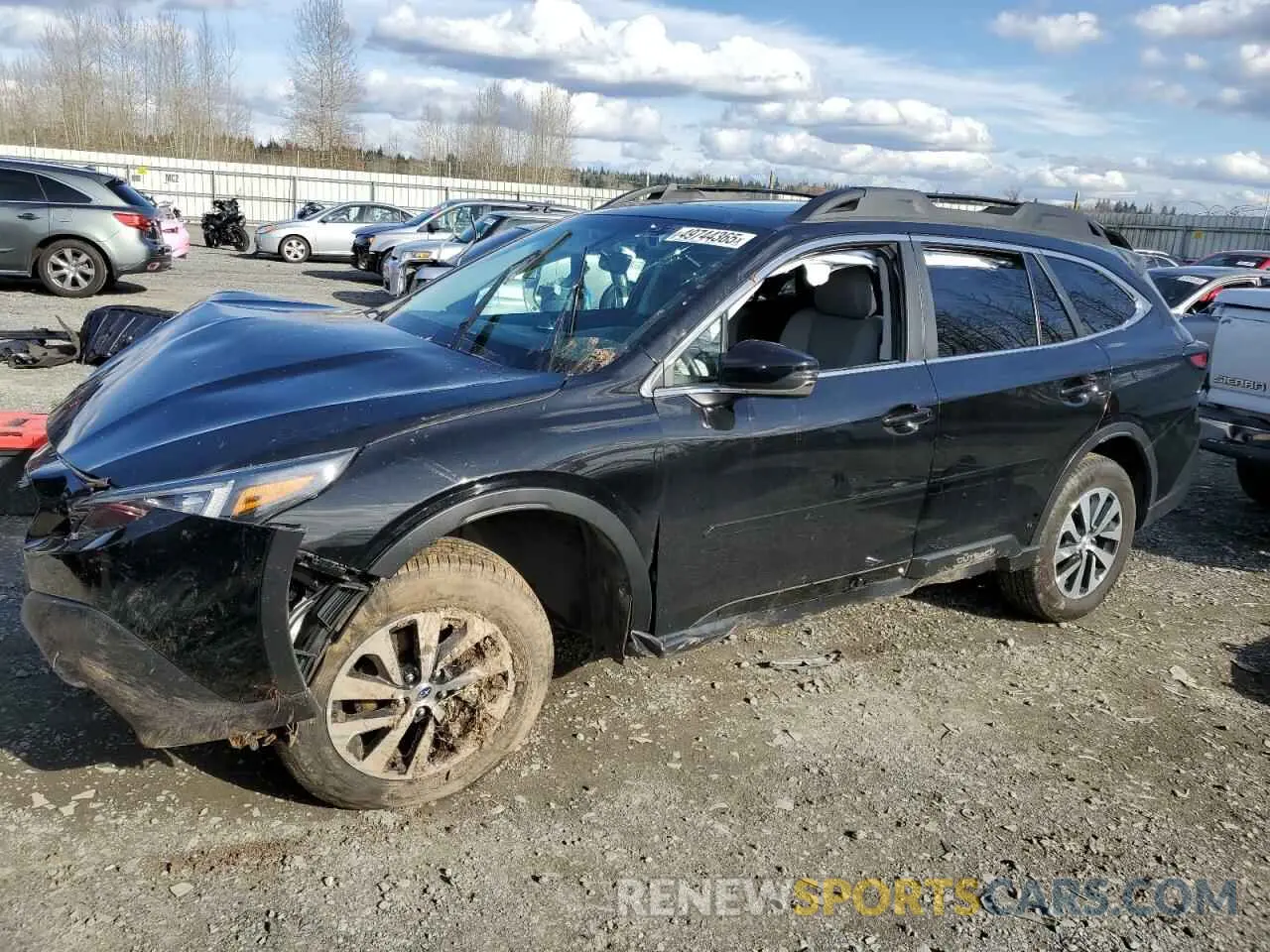 1 Photograph of a damaged car 4S4BTAFC7N3144122 SUBARU OUTBACK 2022