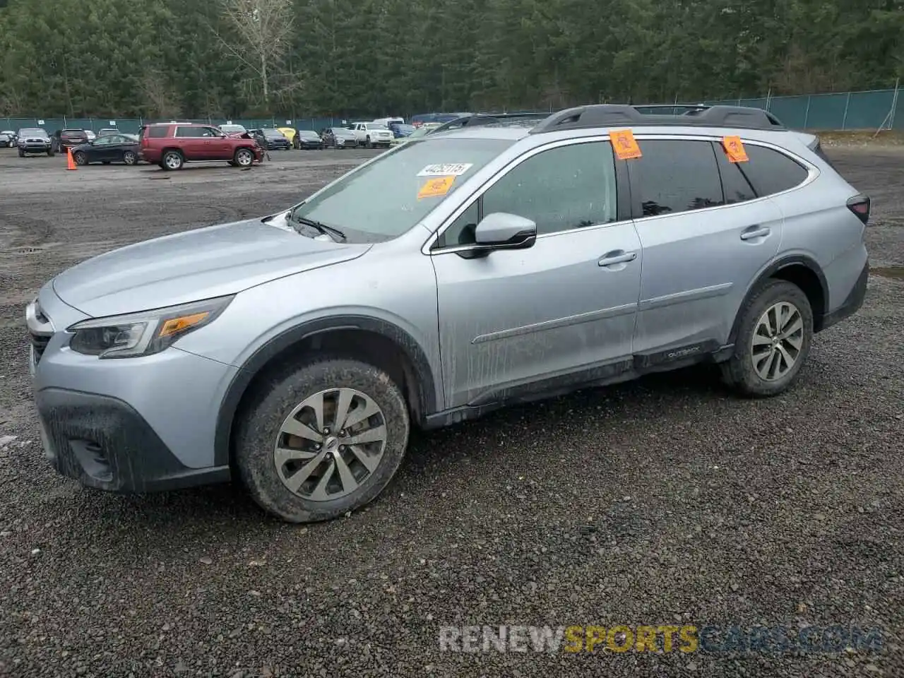 1 Photograph of a damaged car 4S4BTAFC8N3100596 SUBARU OUTBACK 2022