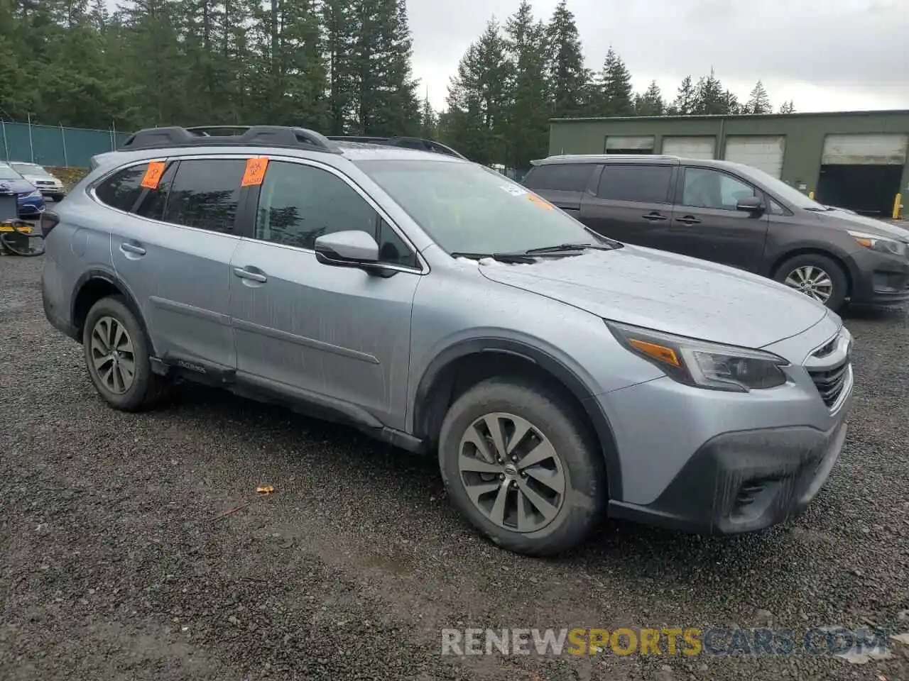 4 Photograph of a damaged car 4S4BTAFC8N3100596 SUBARU OUTBACK 2022