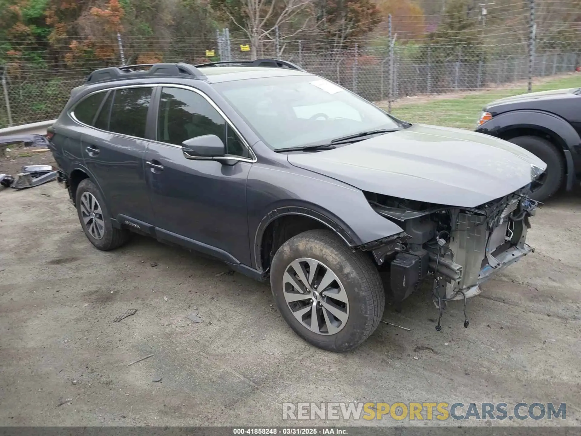 1 Photograph of a damaged car 4S4BTAFC8N3160474 SUBARU OUTBACK 2022