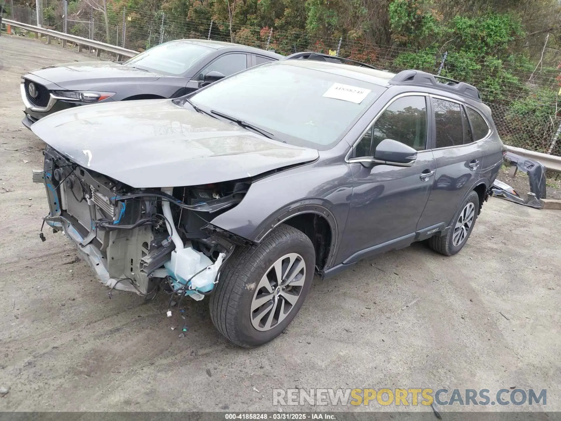 2 Photograph of a damaged car 4S4BTAFC8N3160474 SUBARU OUTBACK 2022
