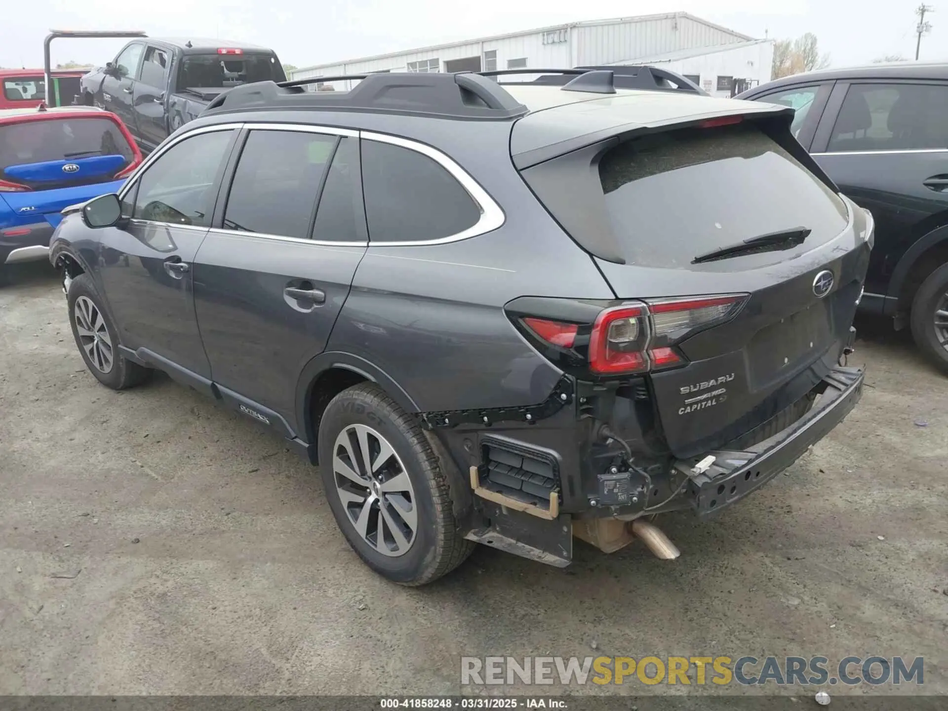 3 Photograph of a damaged car 4S4BTAFC8N3160474 SUBARU OUTBACK 2022