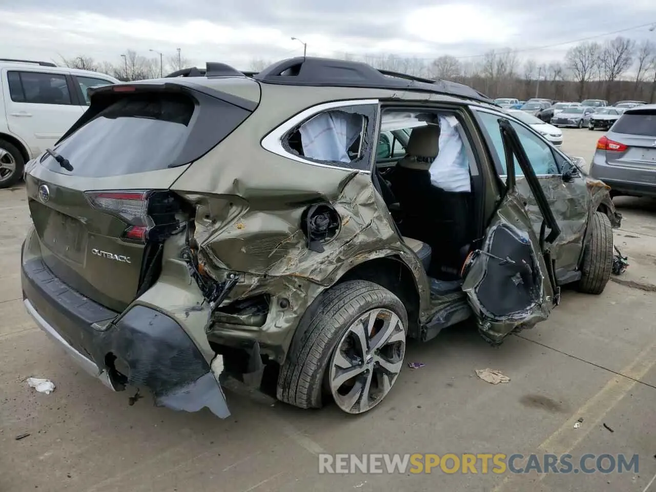 3 Photograph of a damaged car 4S4BTAMC1N3106985 SUBARU OUTBACK 2022