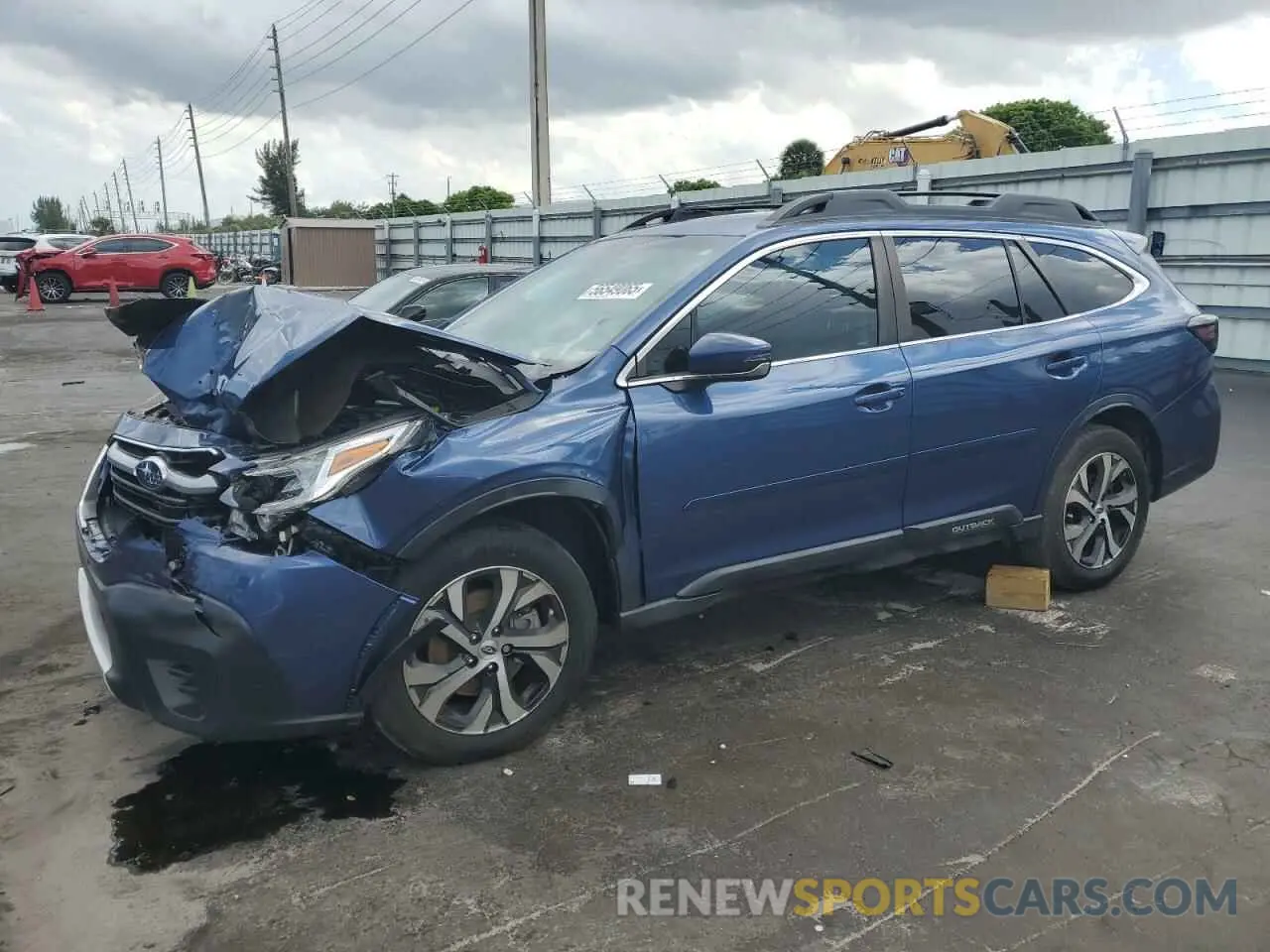 1 Photograph of a damaged car 4S4BTAMC1N3125388 SUBARU OUTBACK 2022