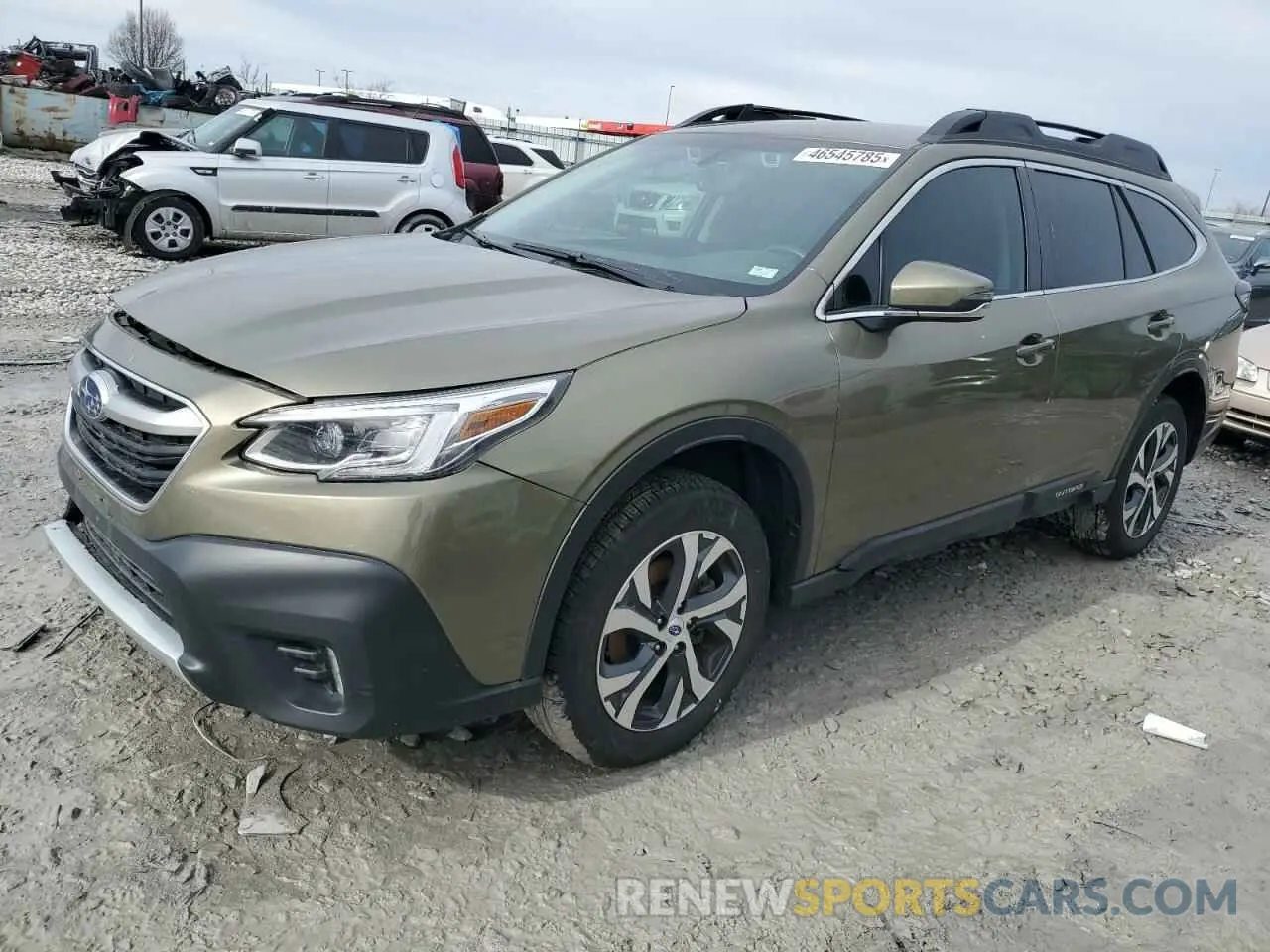 1 Photograph of a damaged car 4S4BTAMC4N3234380 SUBARU OUTBACK 2022