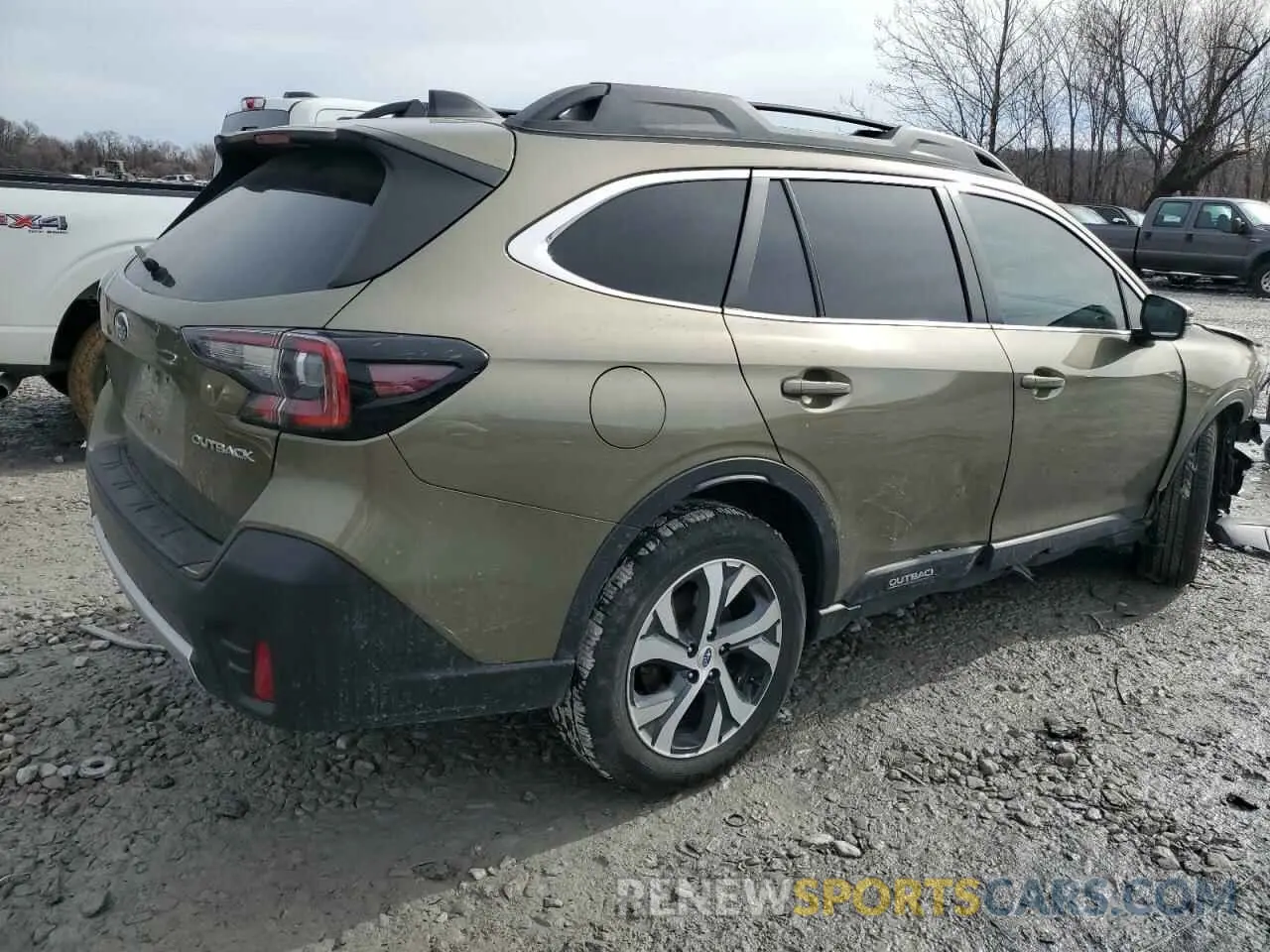 3 Photograph of a damaged car 4S4BTAMC4N3234380 SUBARU OUTBACK 2022