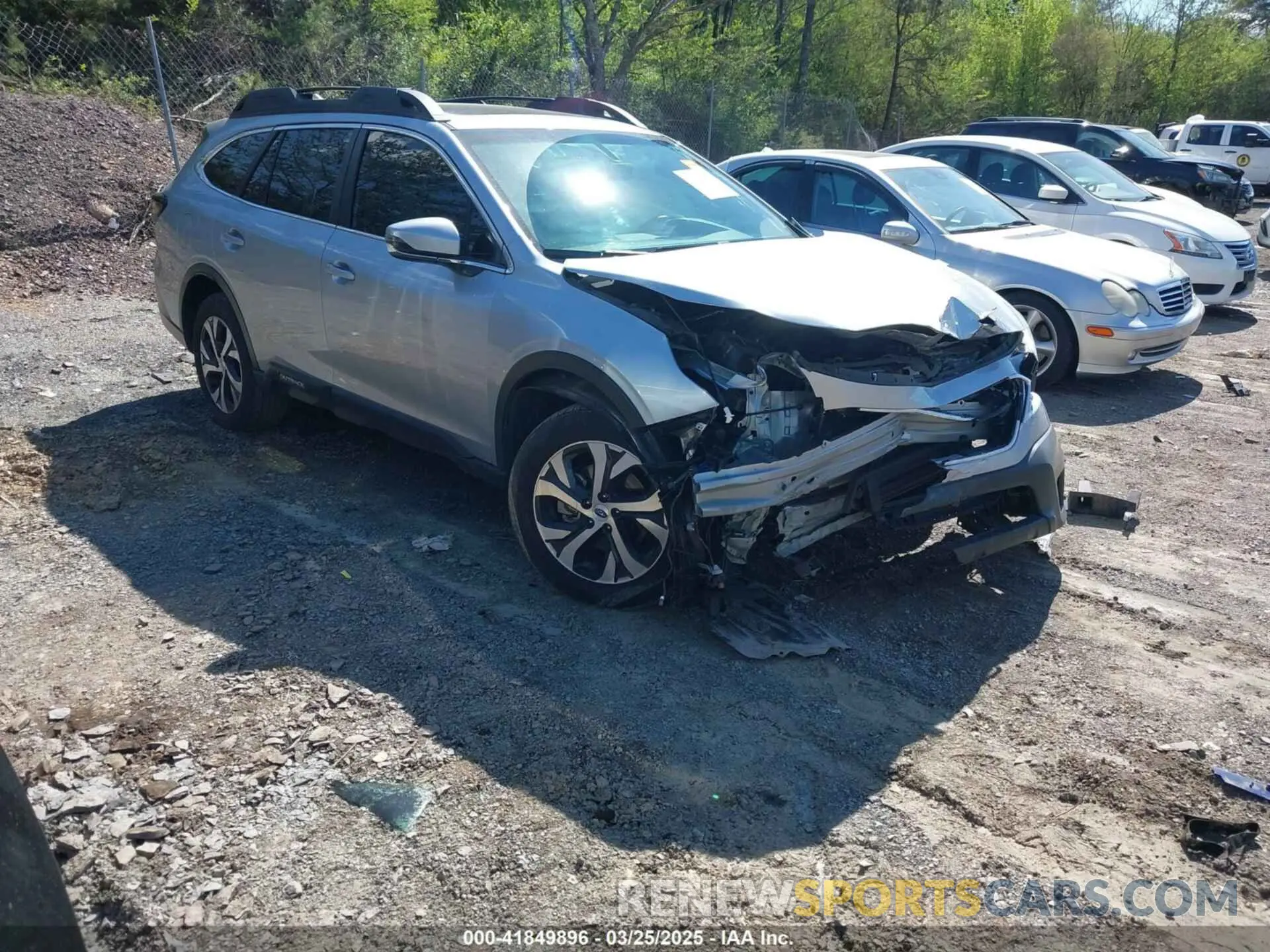 1 Photograph of a damaged car 4S4BTANC1N3273572 SUBARU OUTBACK 2022