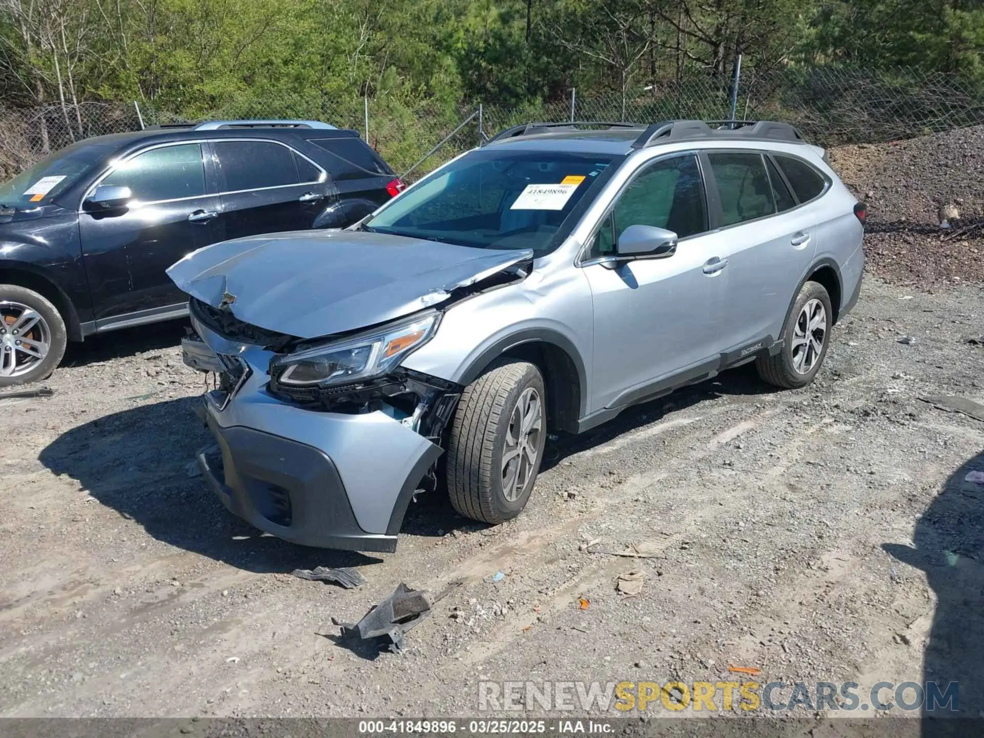 2 Photograph of a damaged car 4S4BTANC1N3273572 SUBARU OUTBACK 2022