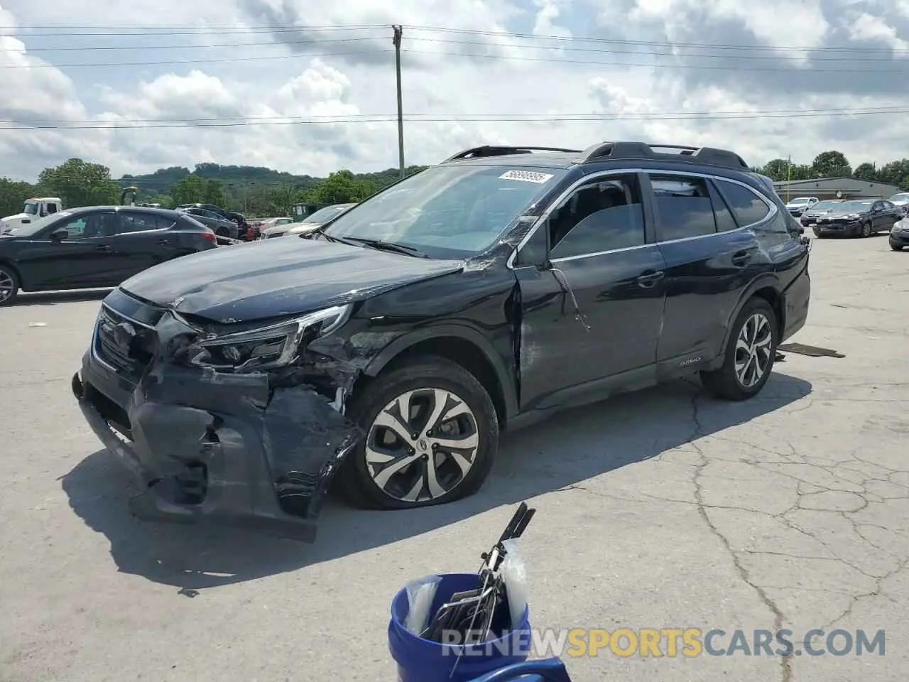 1 Photograph of a damaged car 4S4BTANC2N3108338 SUBARU OUTBACK 2022