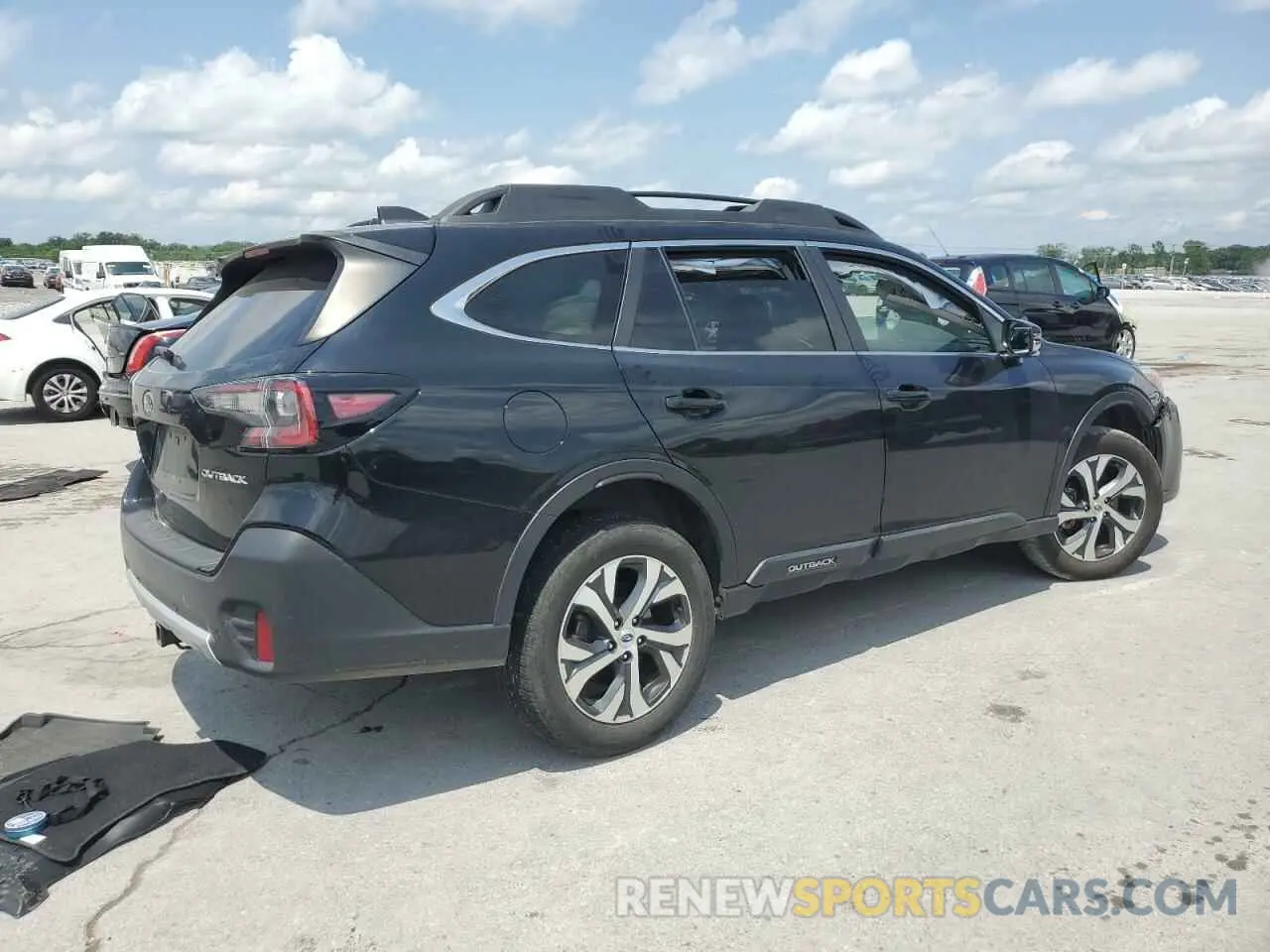 3 Photograph of a damaged car 4S4BTANC2N3108338 SUBARU OUTBACK 2022