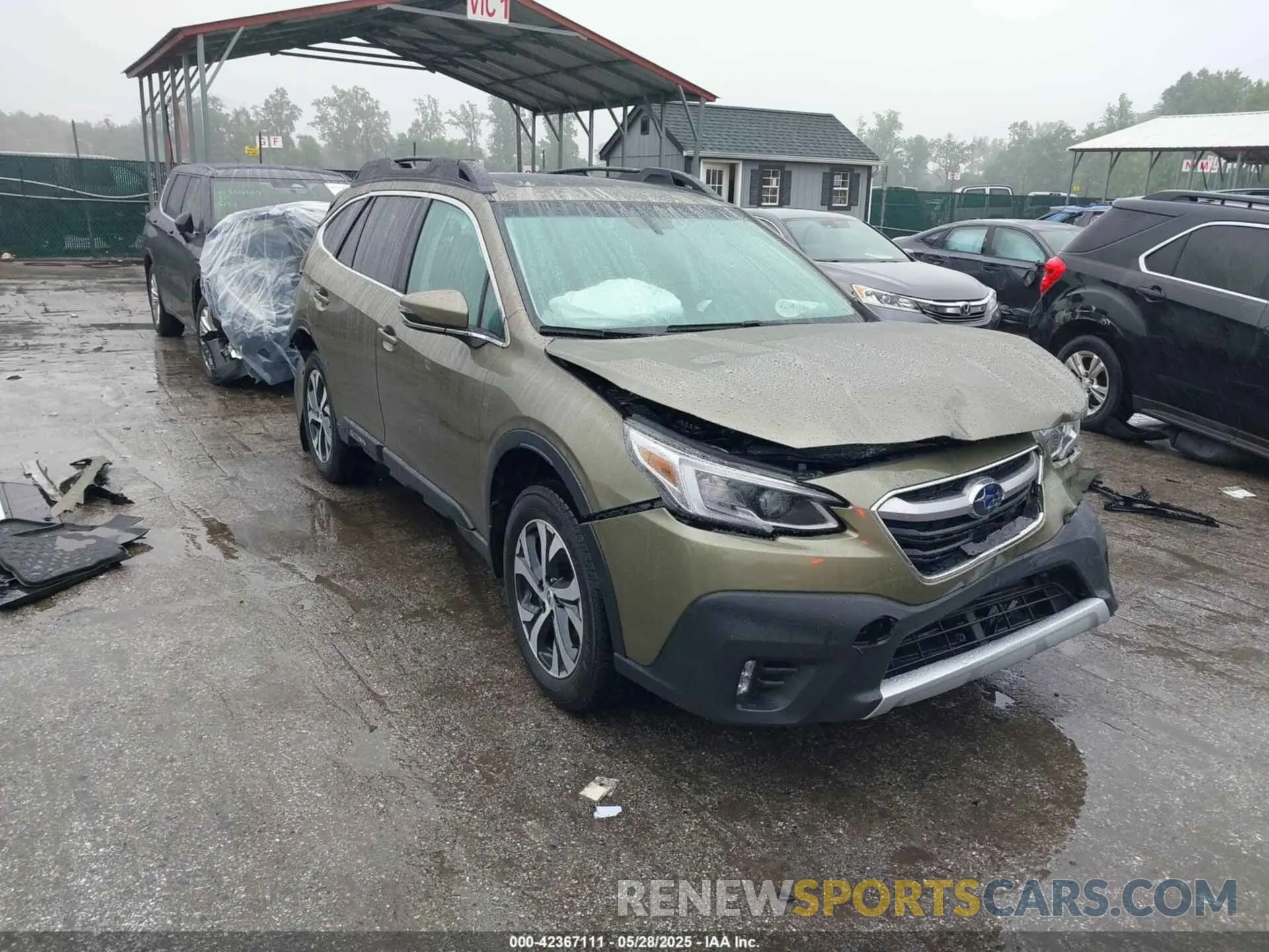 1 Photograph of a damaged car 4S4BTANC2N3282507 SUBARU OUTBACK 2022