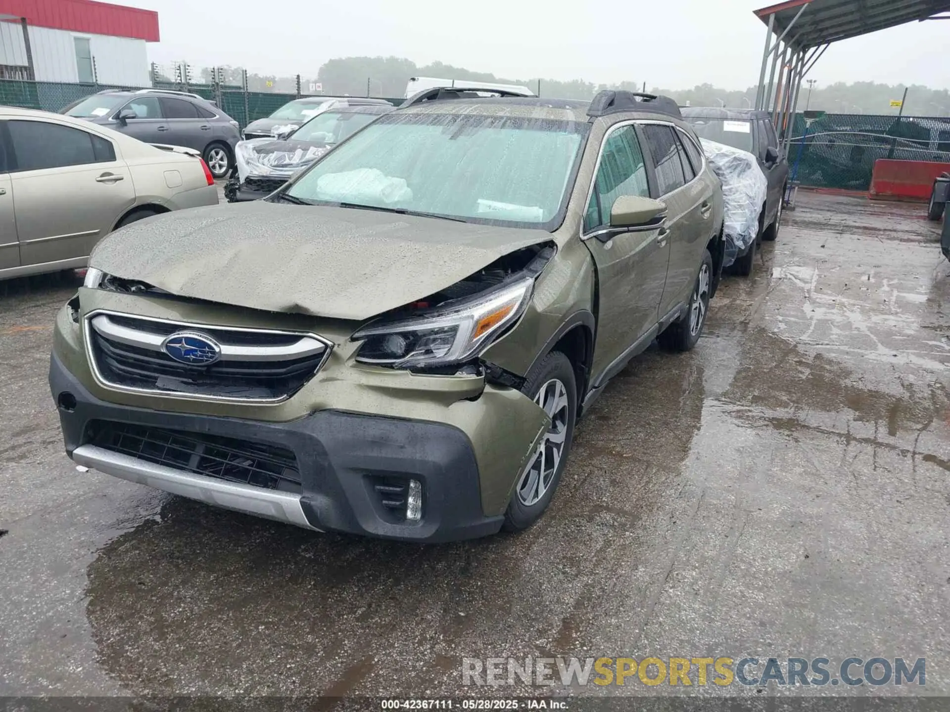 2 Photograph of a damaged car 4S4BTANC2N3282507 SUBARU OUTBACK 2022