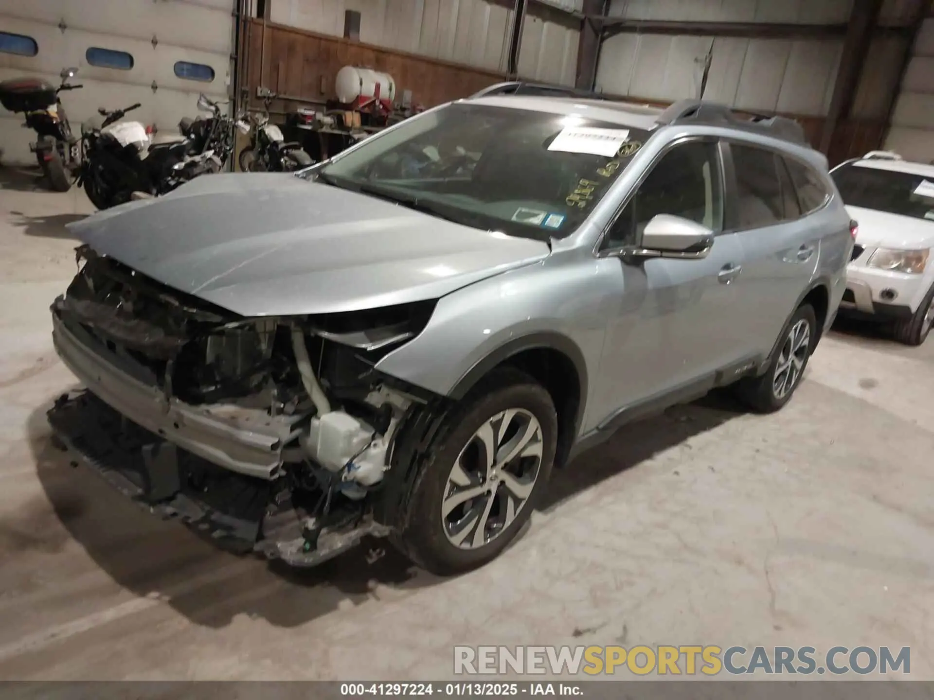2 Photograph of a damaged car 4S4BTANC3N3195554 SUBARU OUTBACK 2022