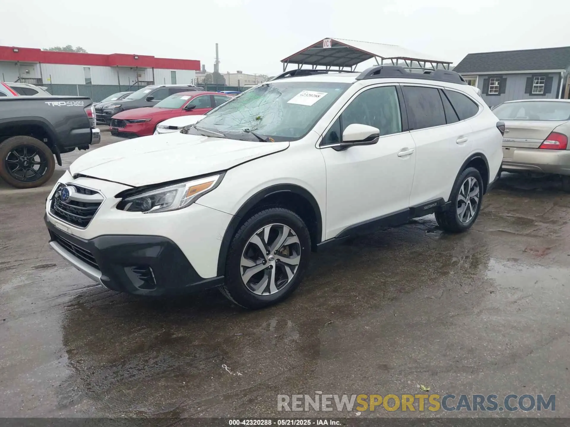 2 Photograph of a damaged car 4S4BTANC5N3217280 SUBARU OUTBACK 2022