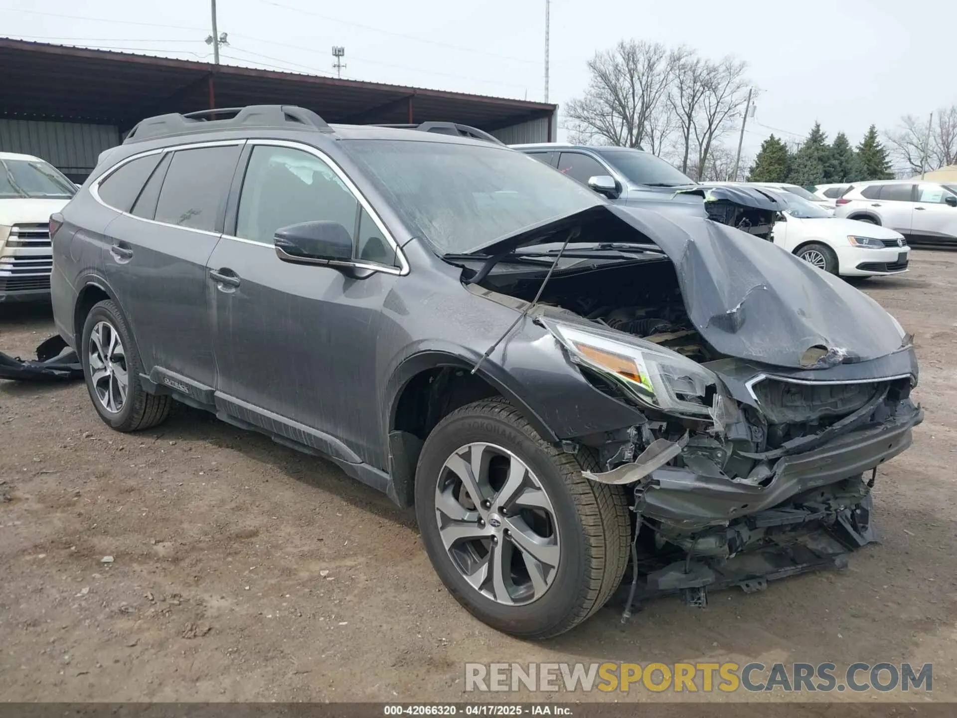 1 Photograph of a damaged car 4S4BTANC6N3173807 SUBARU OUTBACK 2022