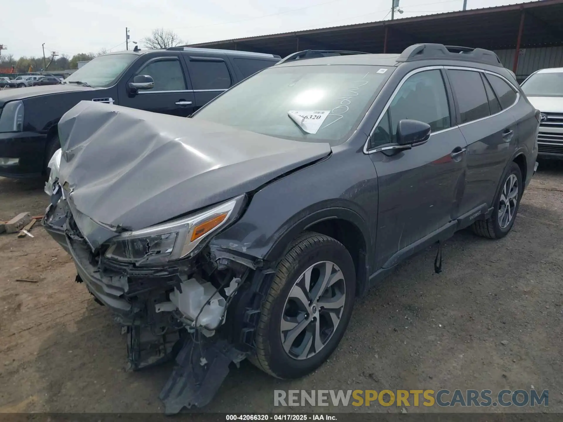 2 Photograph of a damaged car 4S4BTANC6N3173807 SUBARU OUTBACK 2022