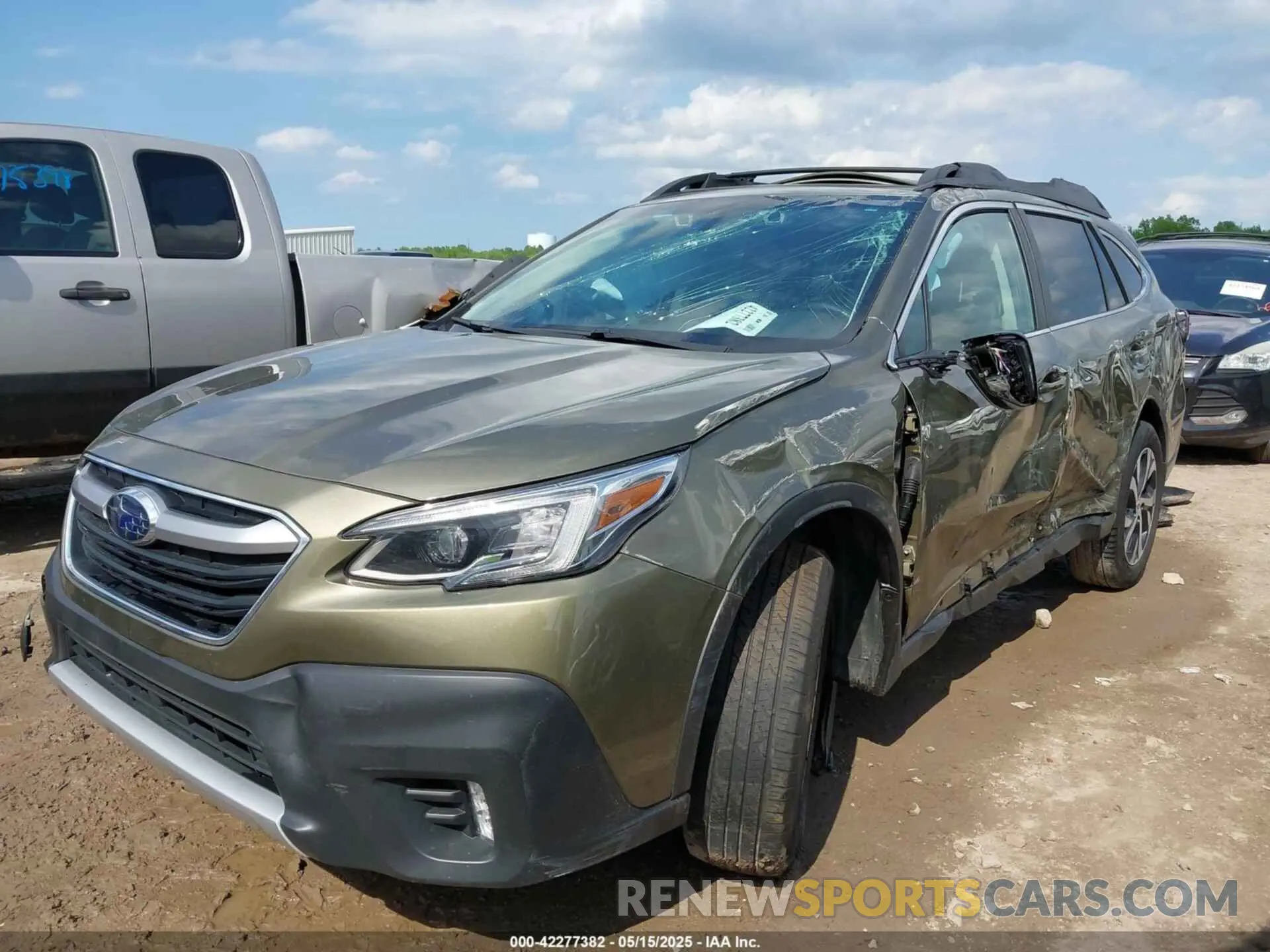 2 Photograph of a damaged car 4S4BTANC6N3186444 SUBARU OUTBACK 2022