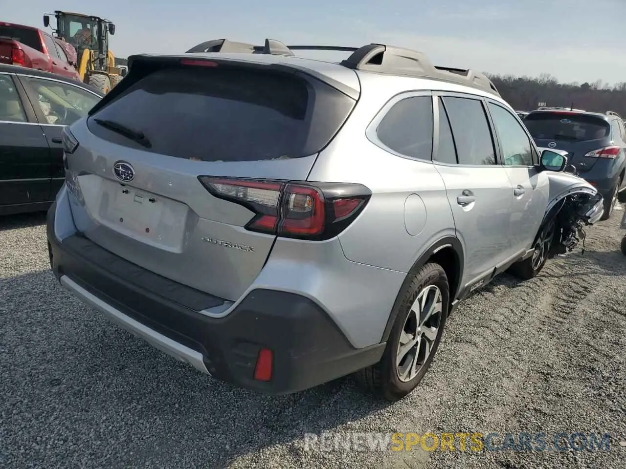 3 Photograph of a damaged car 4S4BTANC6N3261921 SUBARU OUTBACK 2022