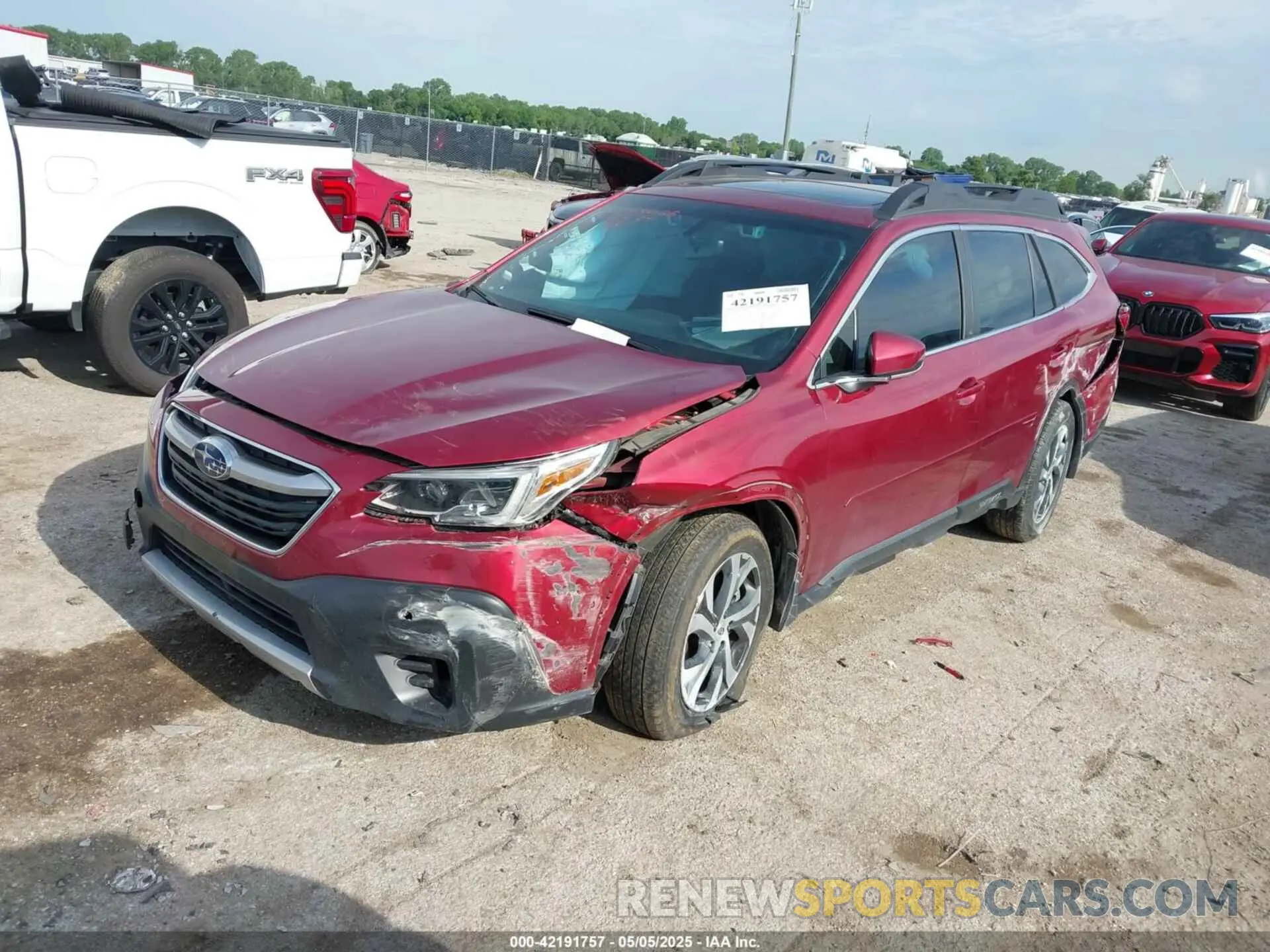 2 Photograph of a damaged car 4S4BTANC7N3125409 SUBARU OUTBACK 2022